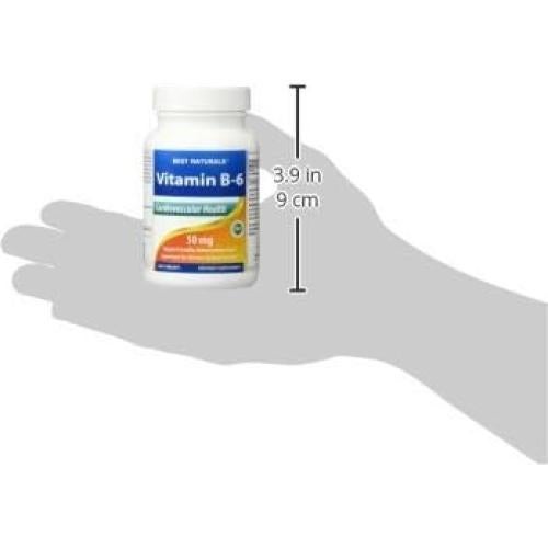 Vitamina B6 50 mg Mejores Naturales 250 Tabletas