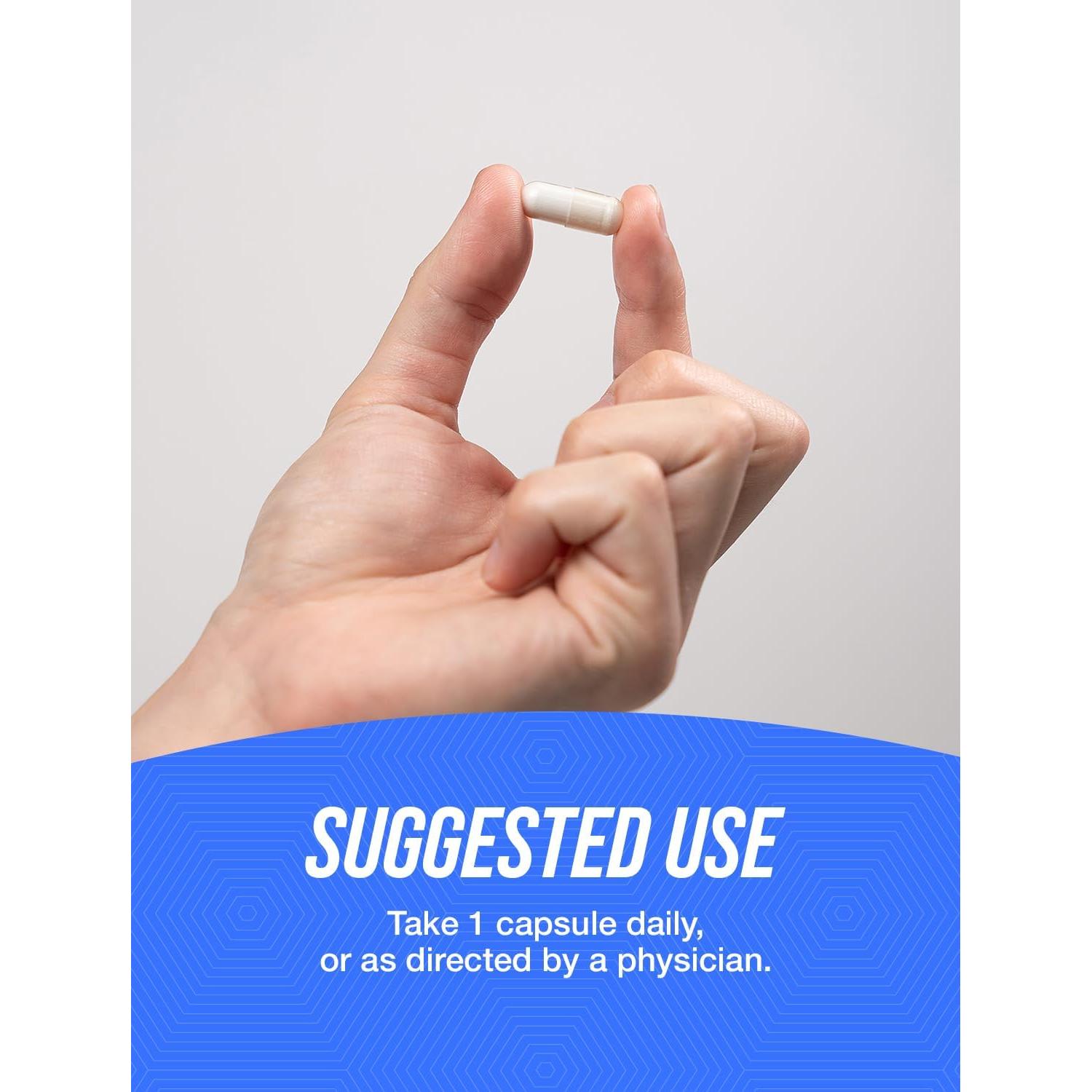 Cápsulas de Vitamina B6 BulkSupplements 50mg - 500 Unidades