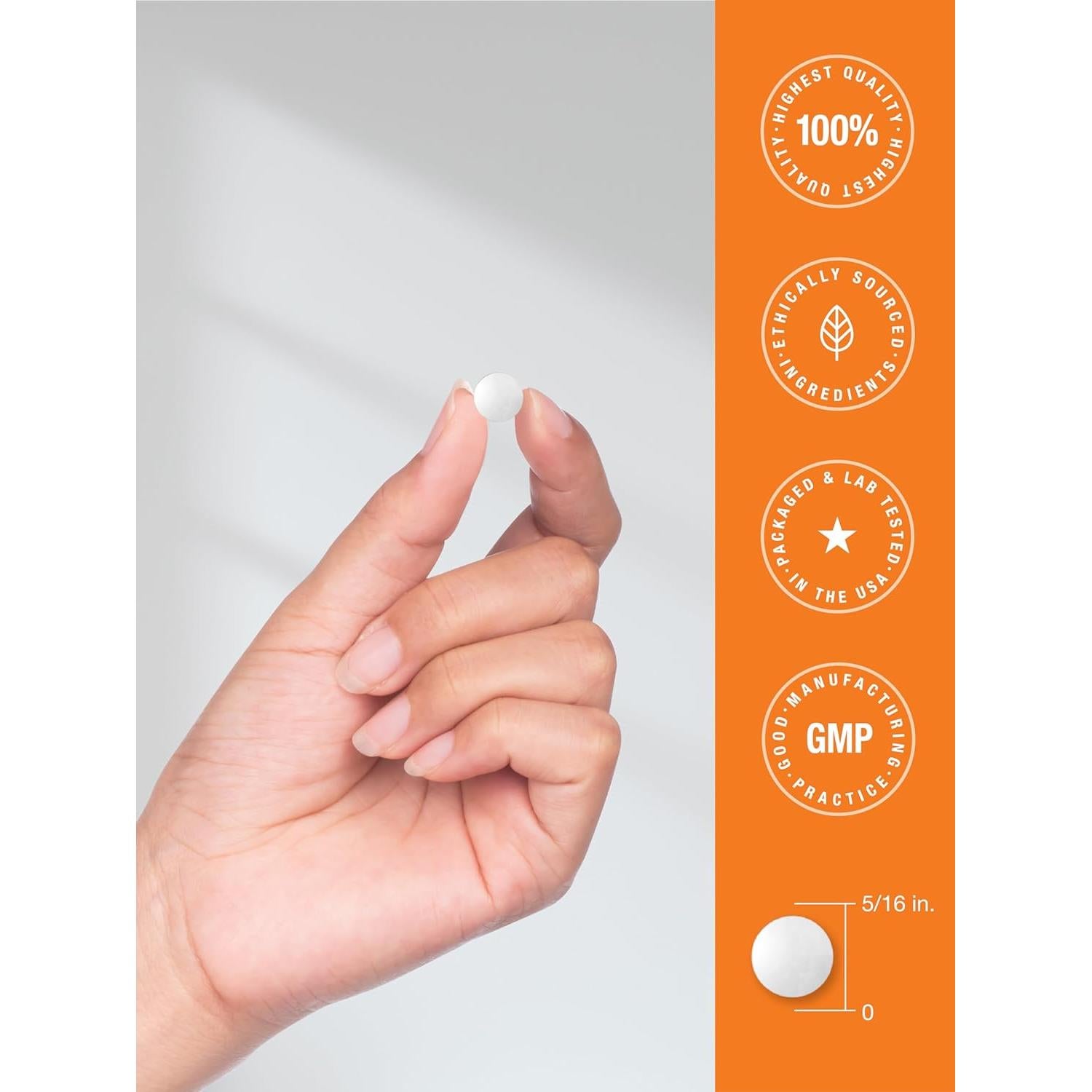 Suplemento de Vitamina B6 Horbäach 50mg - 250 Tabletas Vegetarianas