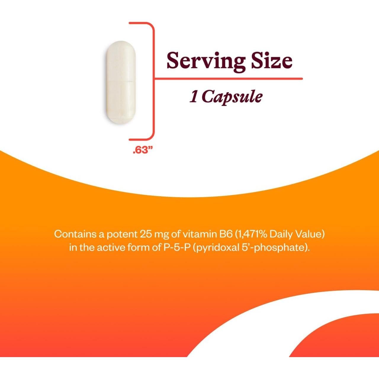 Suplemento de Vitamina B6 Seeking Health P-5-P 100 Cápsulas