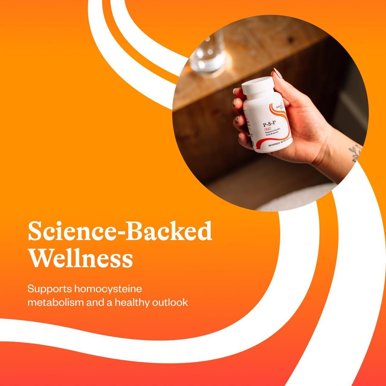 Suplemento de Vitamina B6 Seeking Health P-5-P 100 Cápsulas