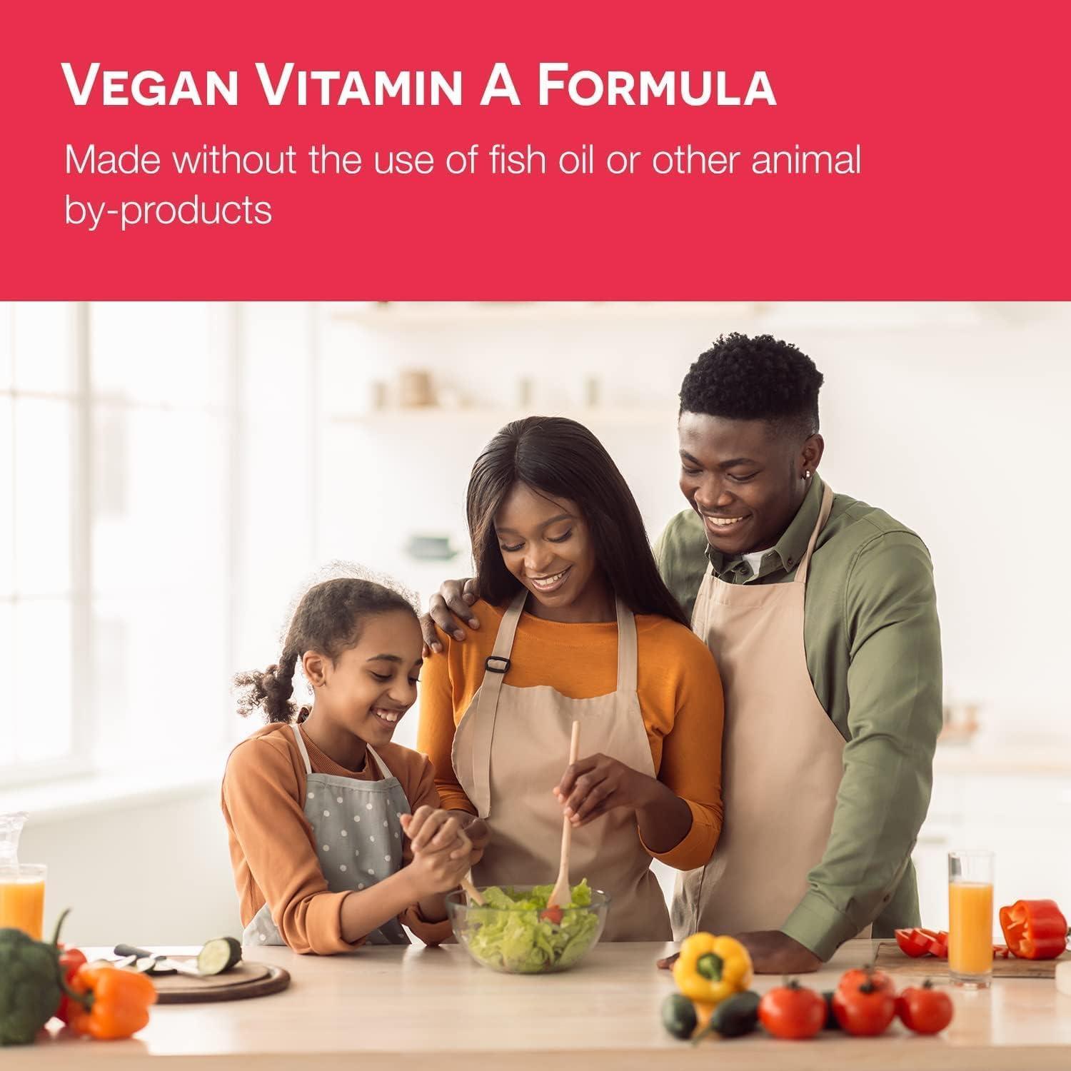 EZ Melts Vitamina A 5000 UI Disoluble Sin Azúcar 60 Tabletas