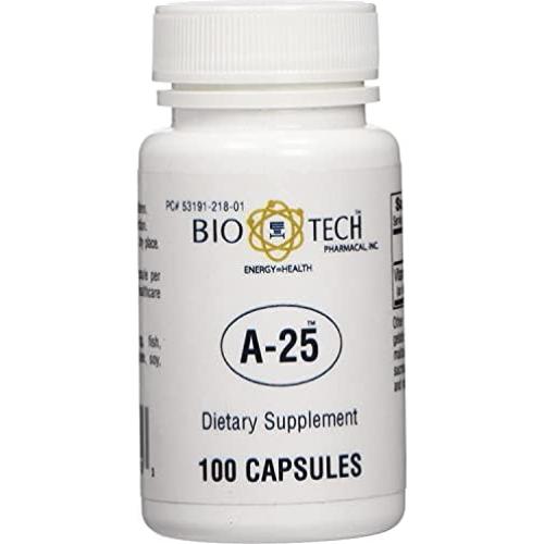 Suplemento Dietético A-25 Bio-Tech 100 Cápsulas Vitamina A