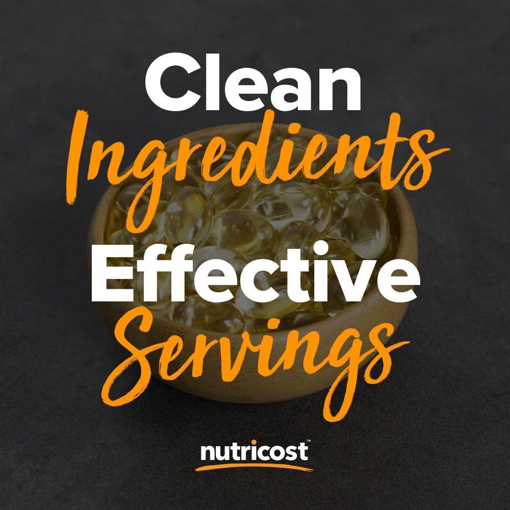 Vitamina E 400 UI Nutricost - 240 Cápsulas Blandas Sin Gluten