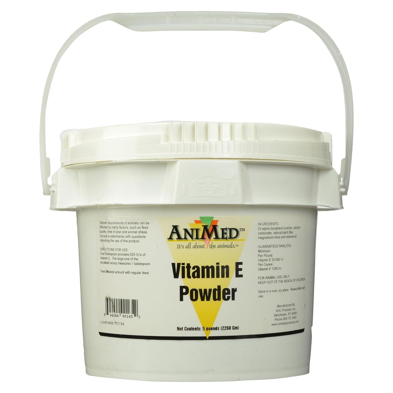 Polvo de Vitamina E AniMed 1250 UI 2.41 kg