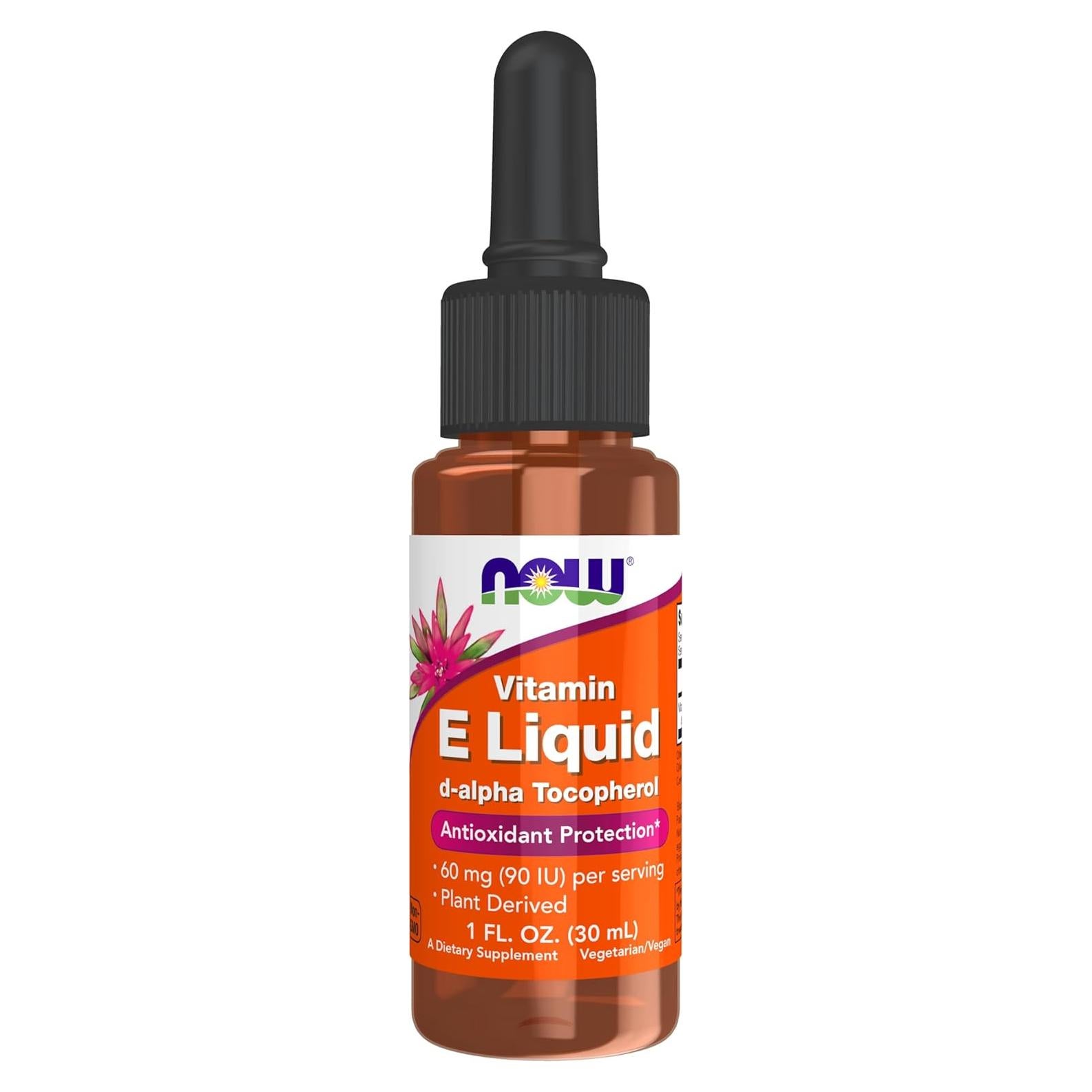 NOW Foods Vitamina E Líquida 30 ml - Antioxidante Natural
