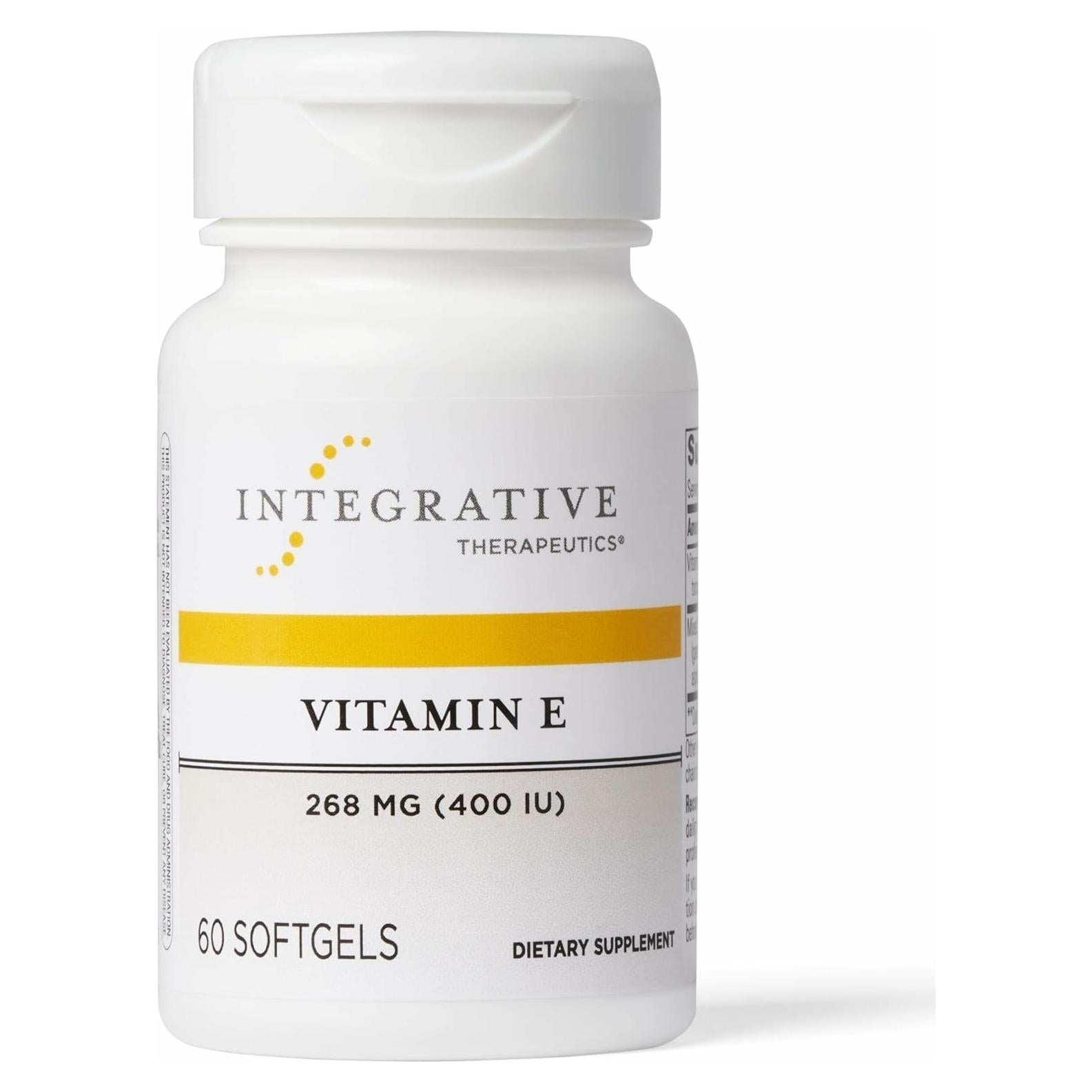 Suplemento de Vitamina E Integrative Therapeutics 60 Cápsulas