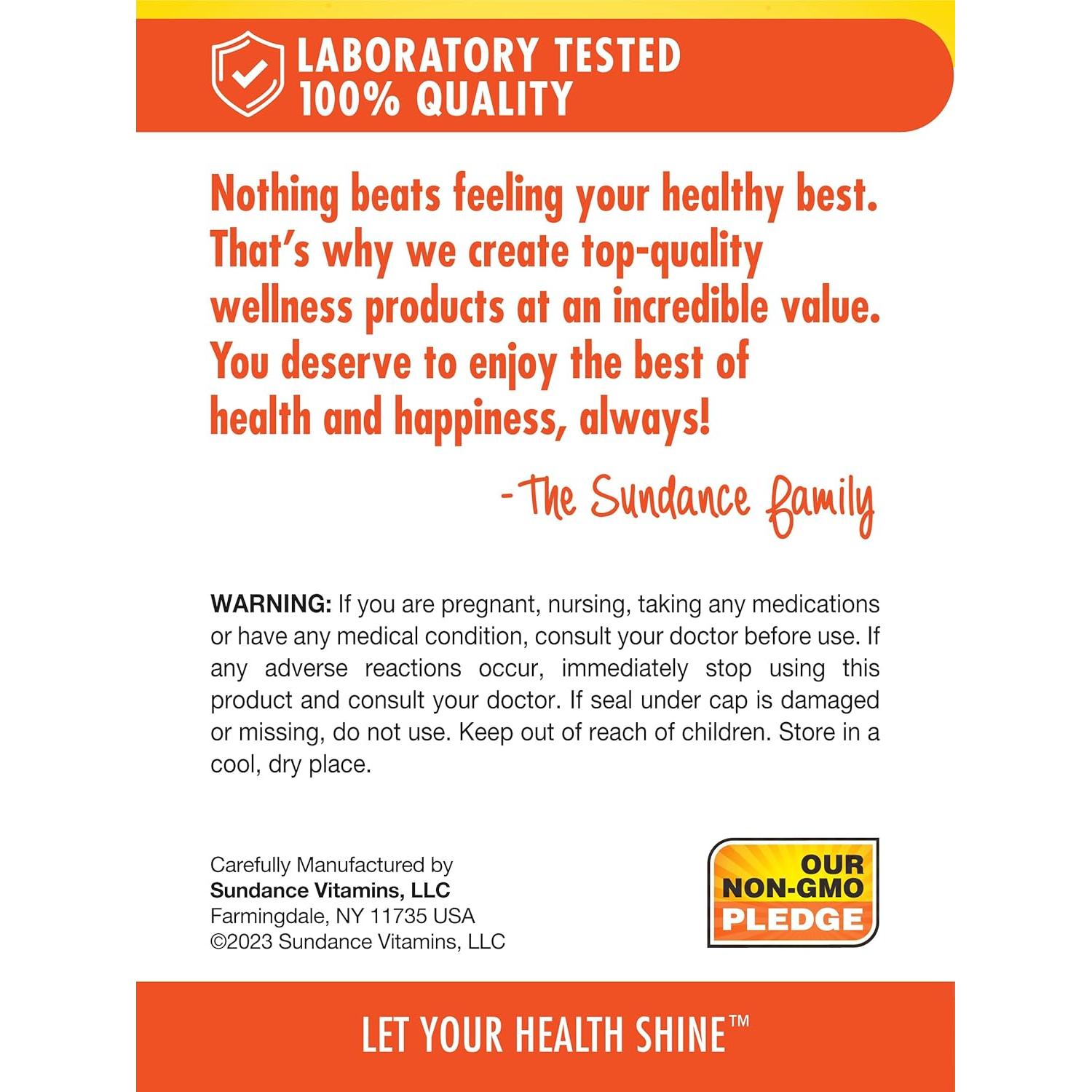 Vitamina E 180 mg Sundance - 100 Cápsulas Blandas Rápidas