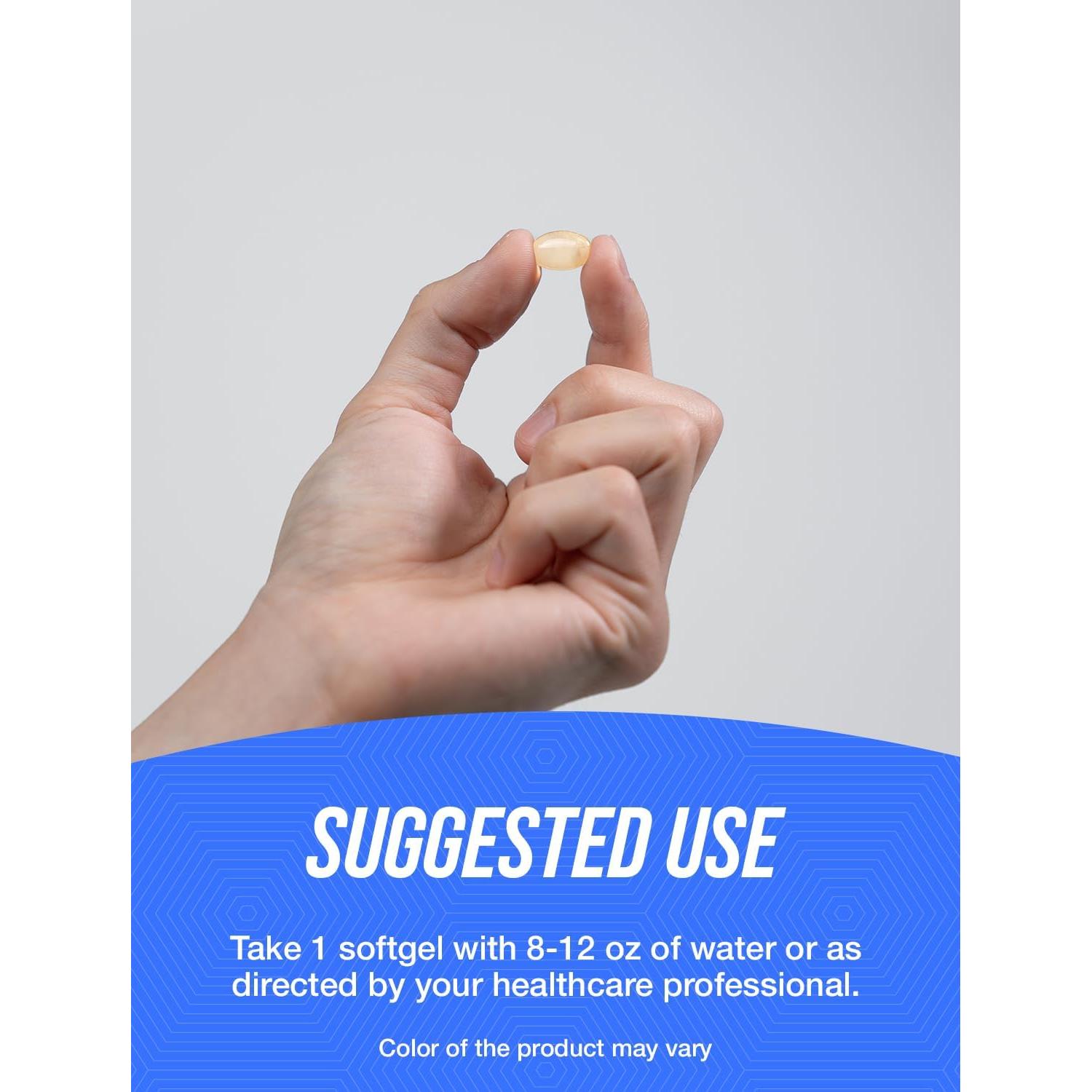 Gelatinas Blandas de Vitamina K2 MK7 BulkSupplements 365 Unidades