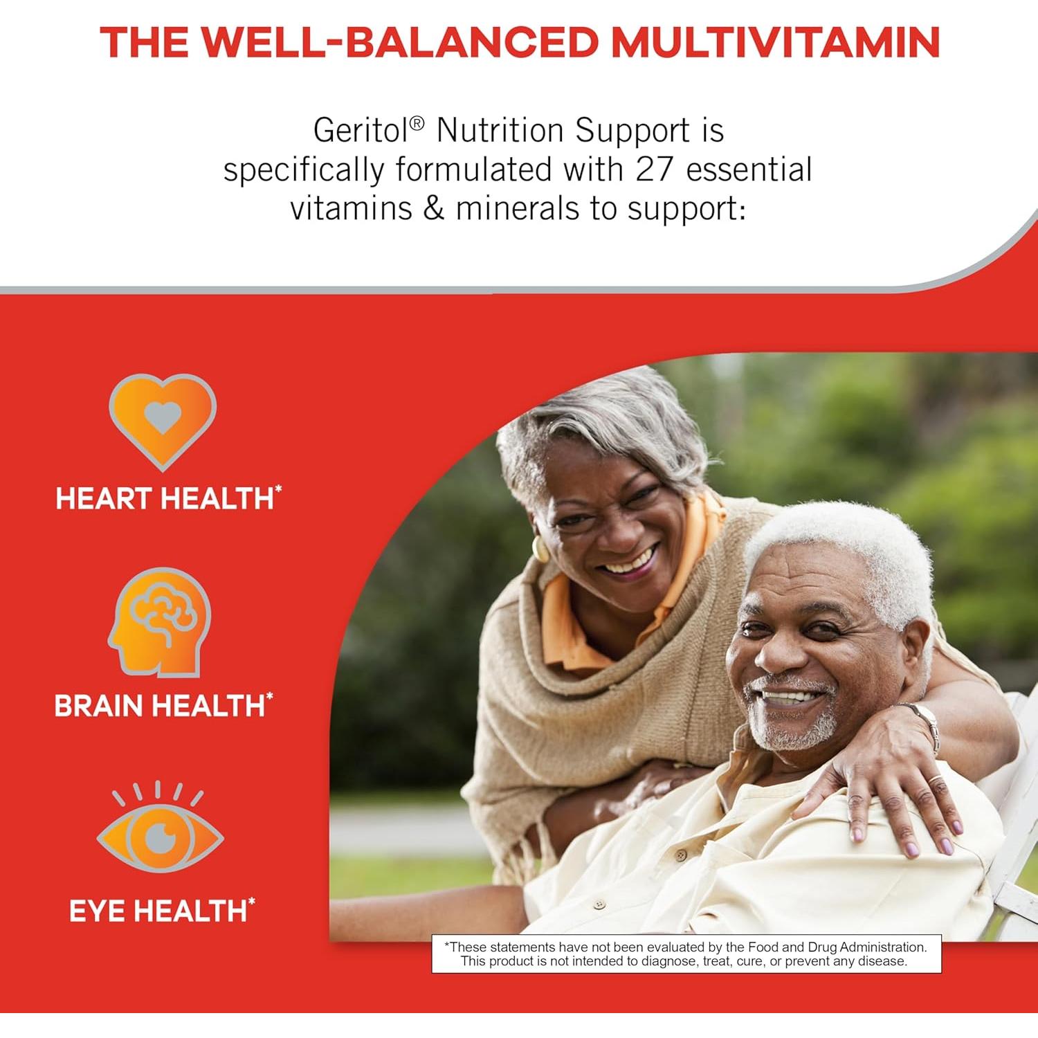 Geritol Multivitamínico 40 Tabletas - 26 Vitaminas y Minerales