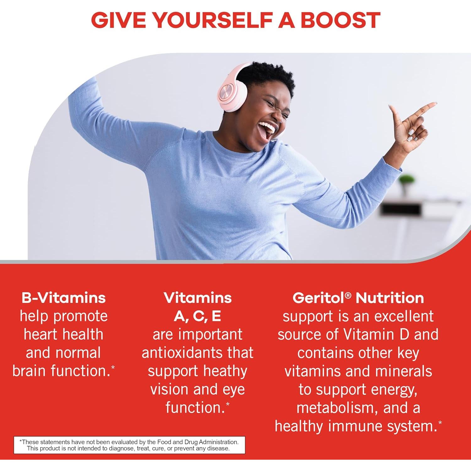 Geritol Multivitamínico 40 Tabletas - 26 Vitaminas y Minerales