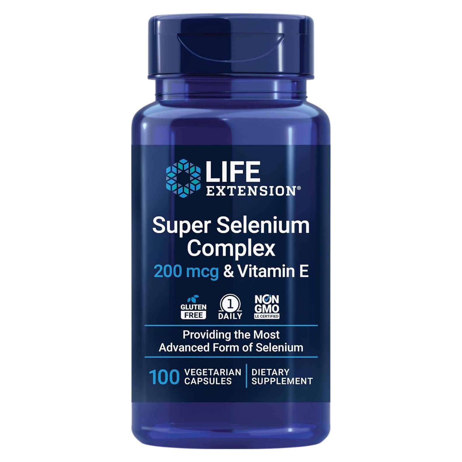 Complejo de Selenio Life Extension 200 mcg - 100 Cápsulas