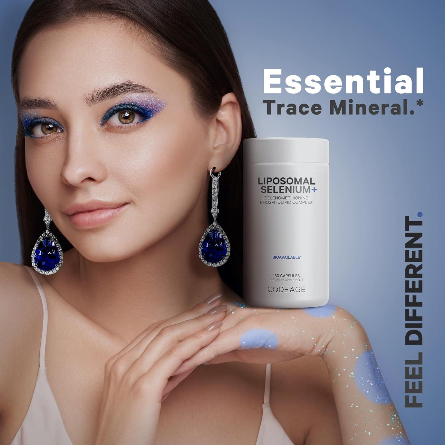 Suplemento de Selenio Liposomal Codeage 200 mcg 180 Cápsulas