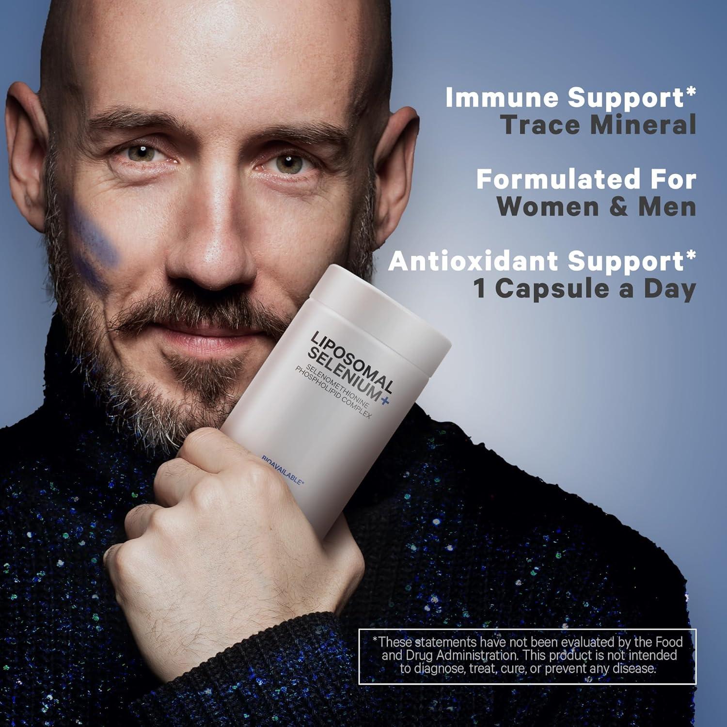 Suplemento de Selenio Liposomal Codeage 200 mcg 180 Cápsulas