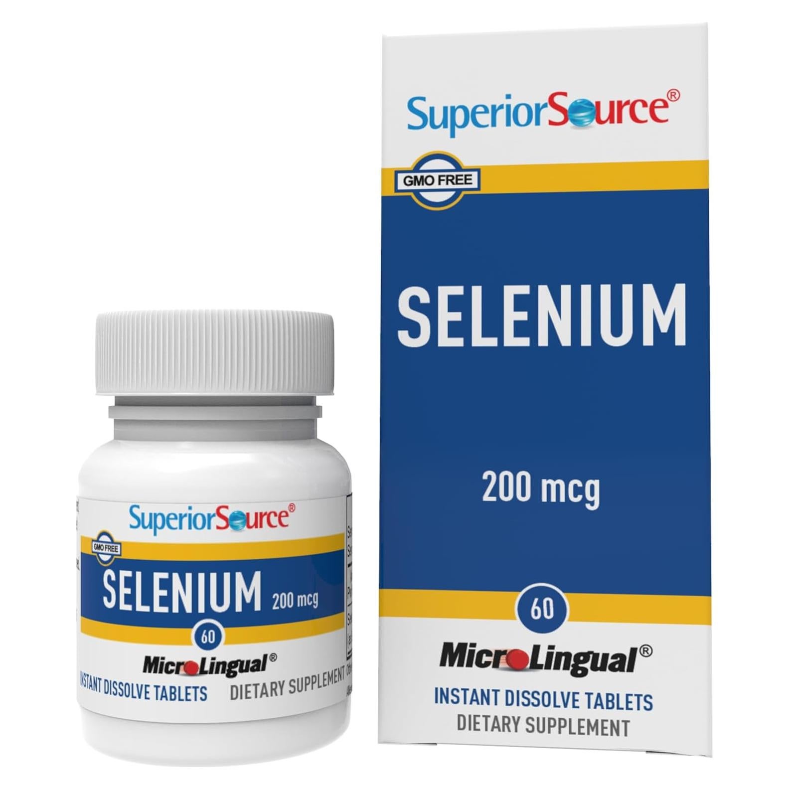 Suplemento de Selenio 200 mcg Superior Source - 60 Tabletas