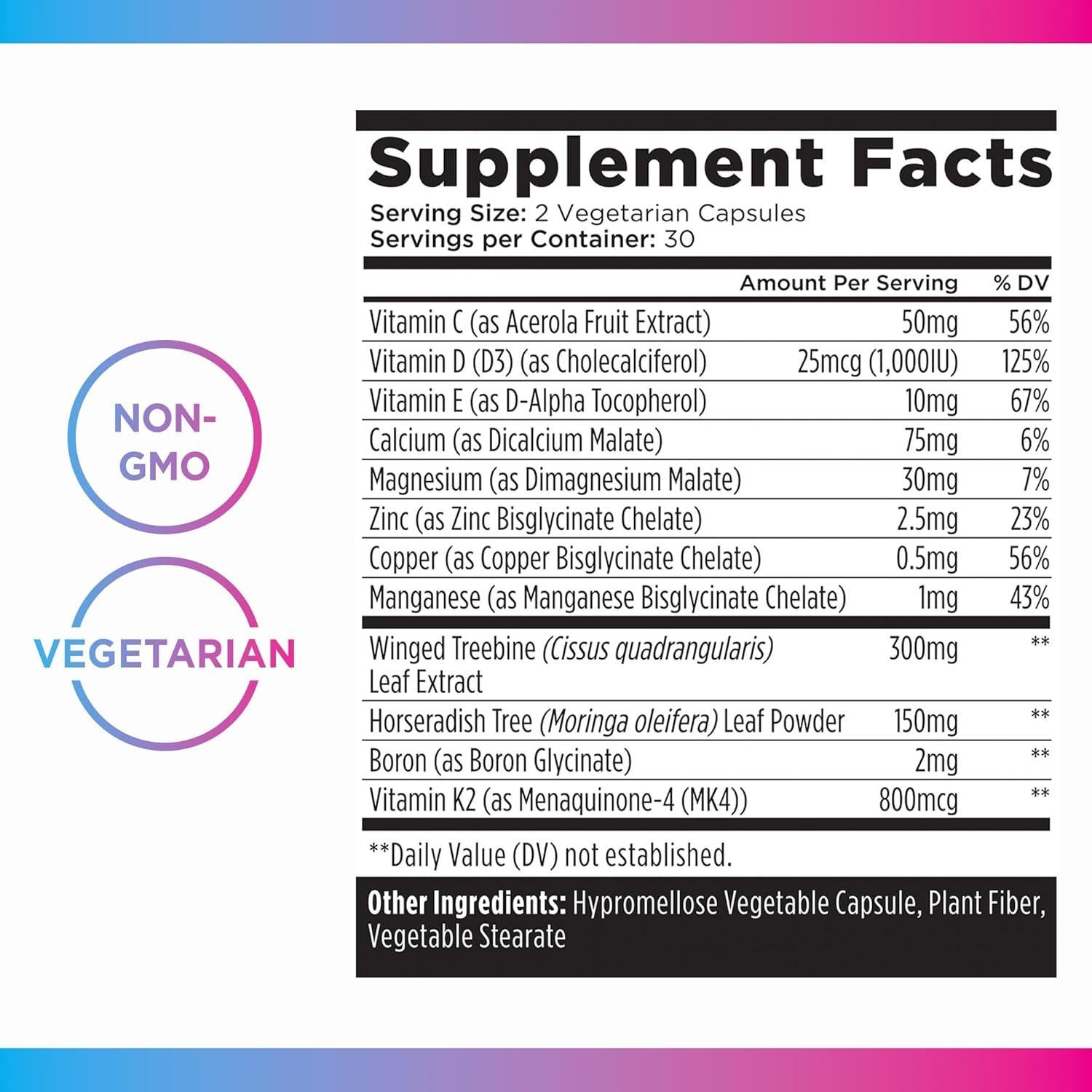Suplemento de Calcio Livingood Daily 60 Cápsulas Vegetarianas