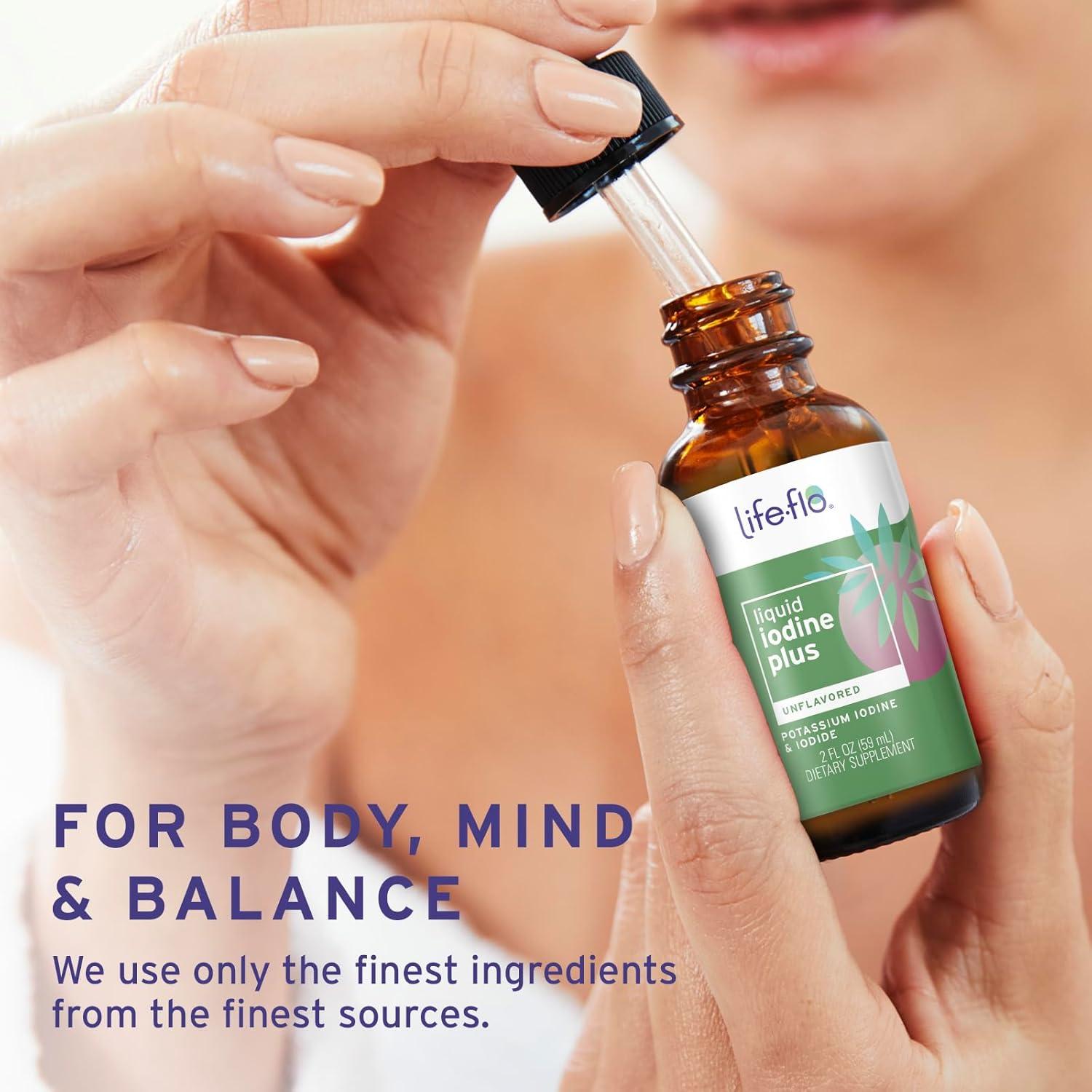 Suplemento de Yodo Life-flo Iodo Líquido Plus 150 mcg 59 ml