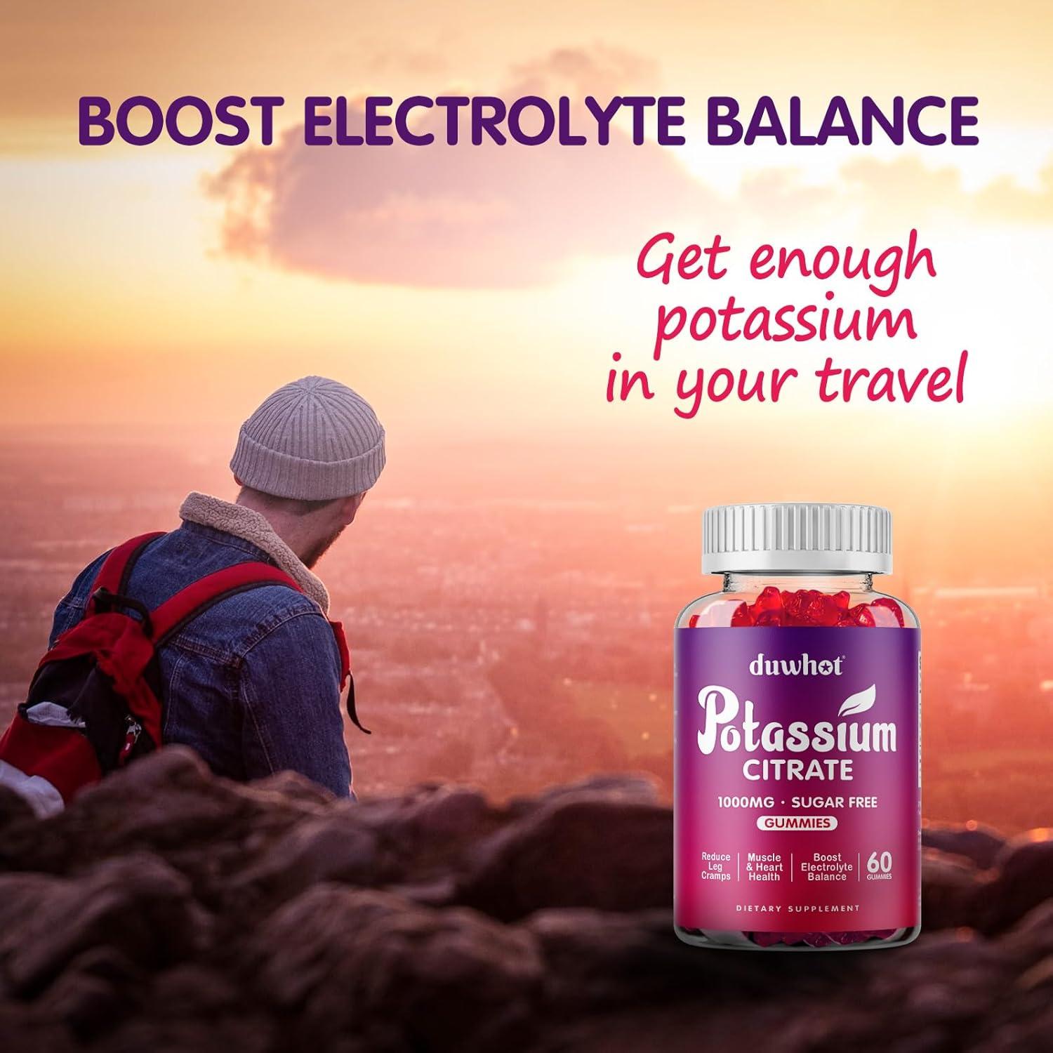 Gomitas de Potasio 1000mg Newtrisland - 60 Masticables Sabor Frambuesa