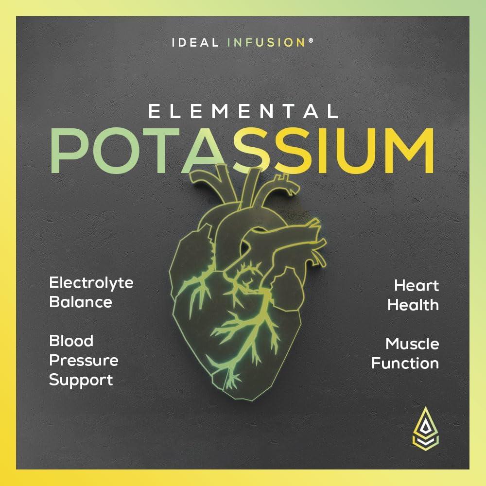 Cápsulas de Citrato de Potasio Elemental 500mg - 240 Unidades