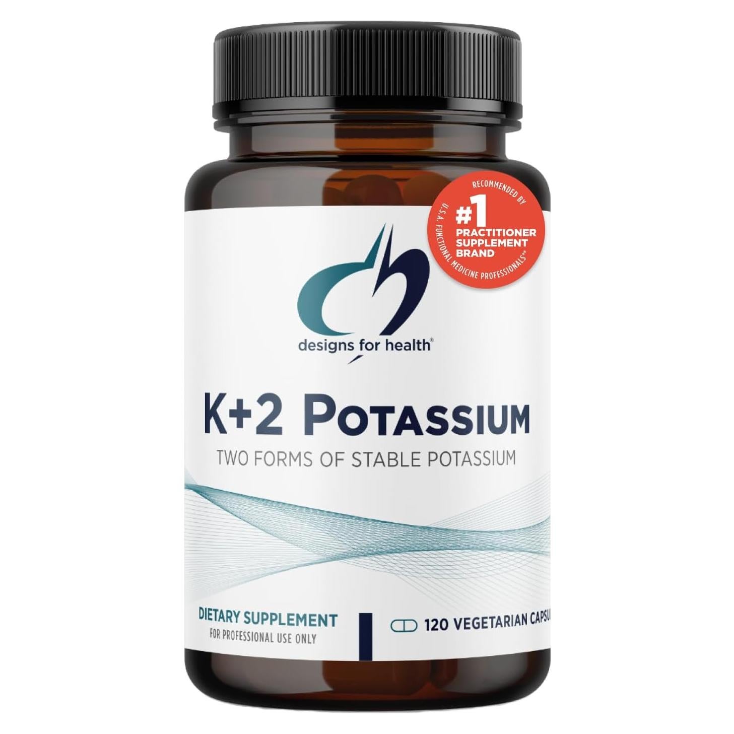 Suplemento K+2 Potasio 300mg - 120 Cápsulas Veganas