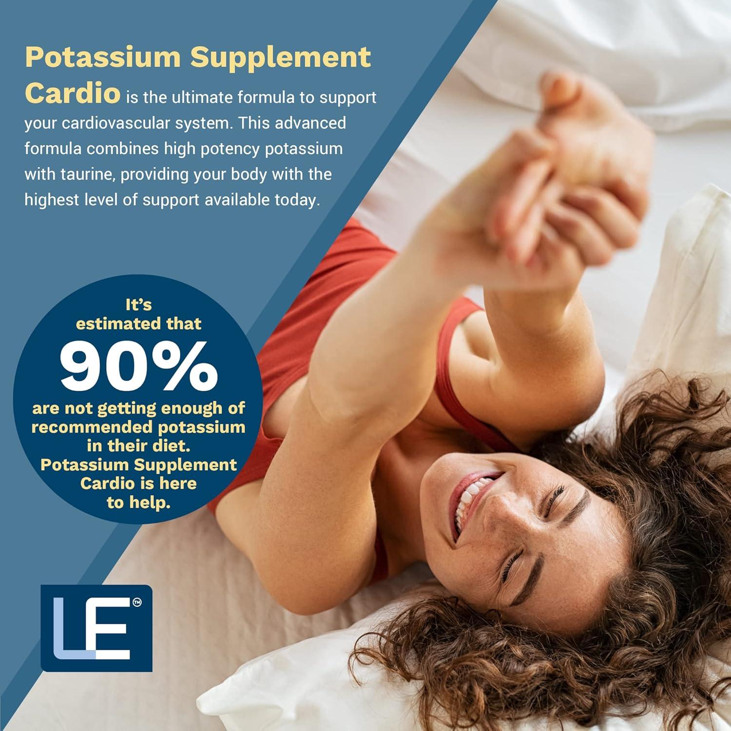 Suplemento de Potasio Cardio Life Enhancement 750 mg 120 Cápsulas