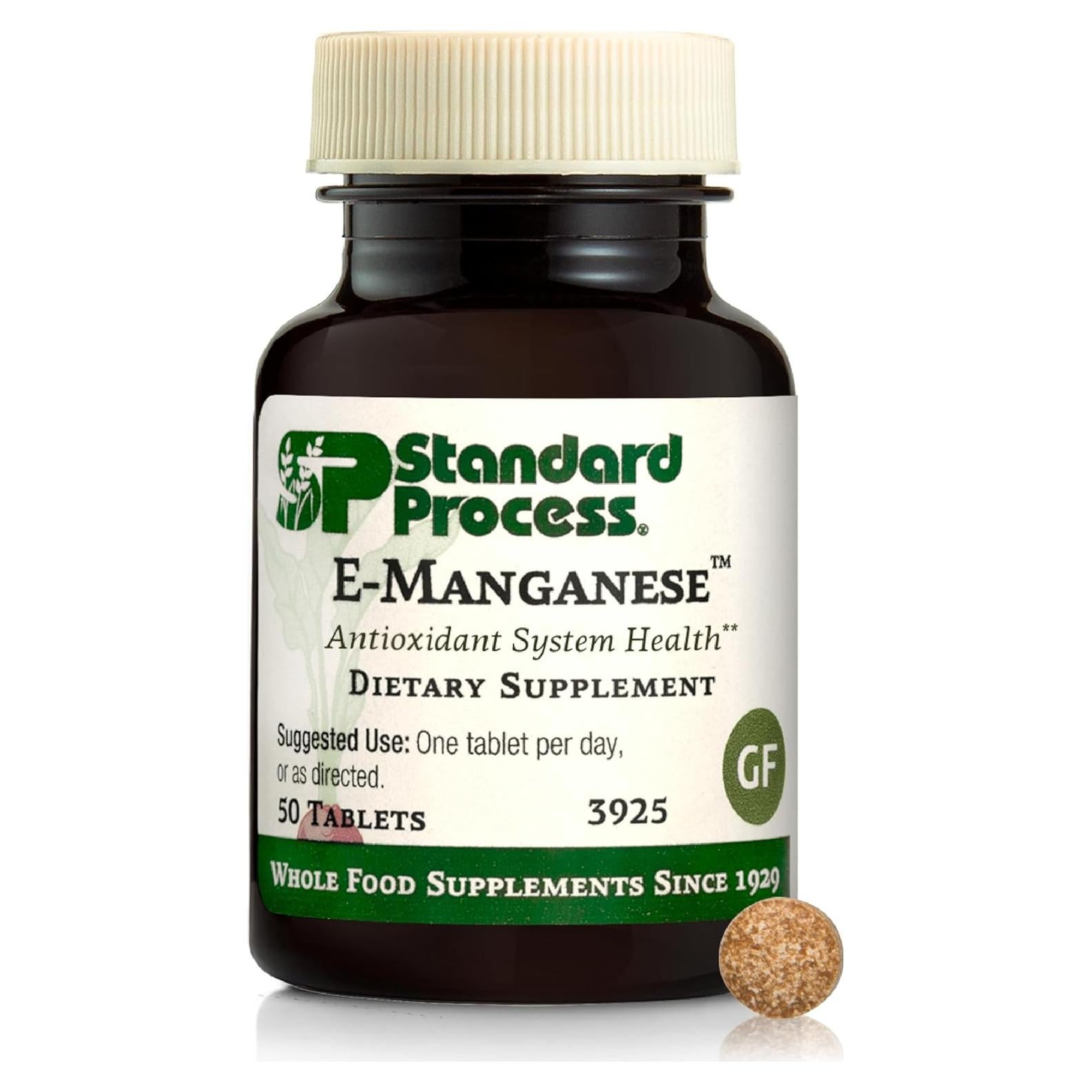 Suplemento E-Manganeso Proceso Estándar 50 Tabletas Antioxidante