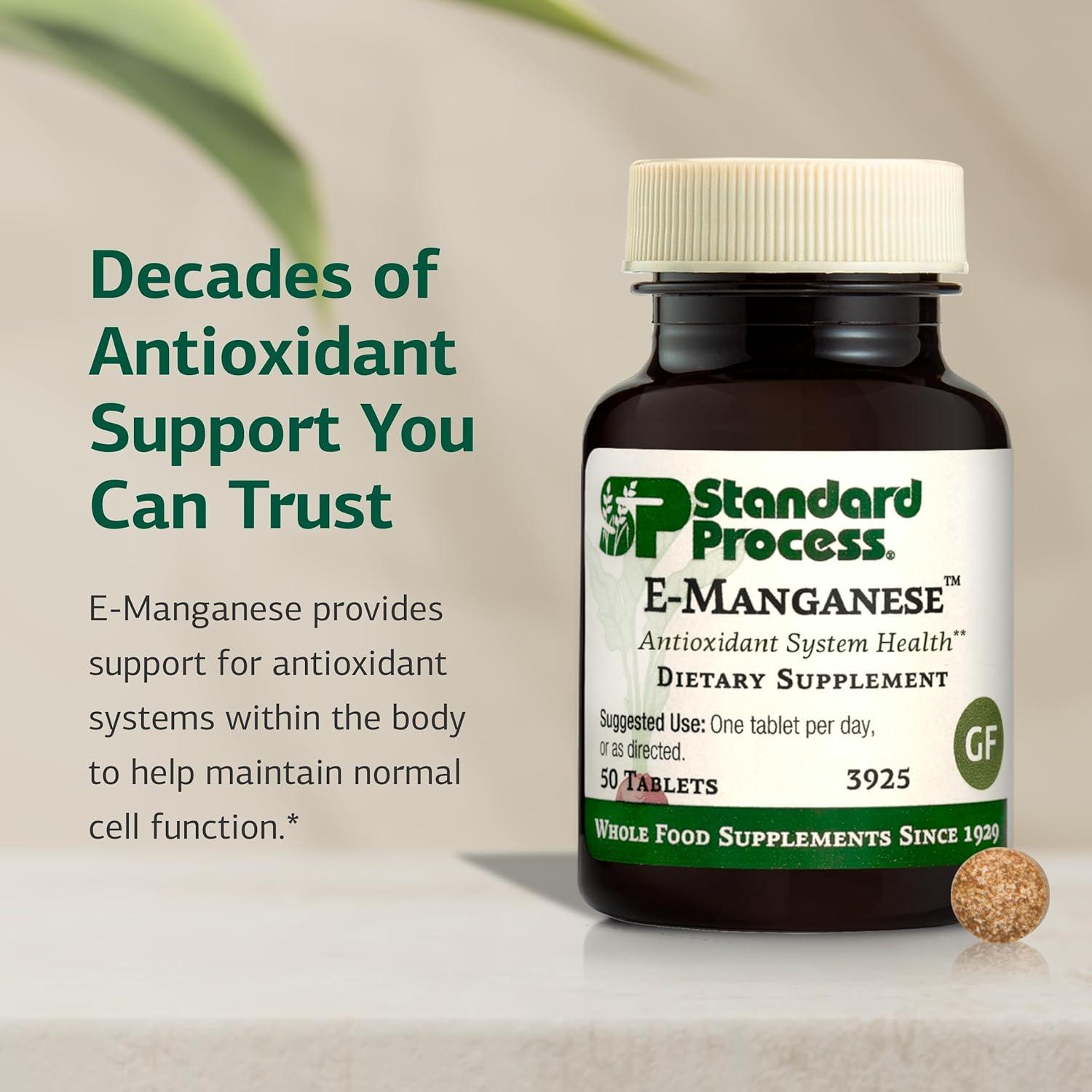 Suplemento E-Manganeso Proceso Estándar 50 Tabletas Antioxidante