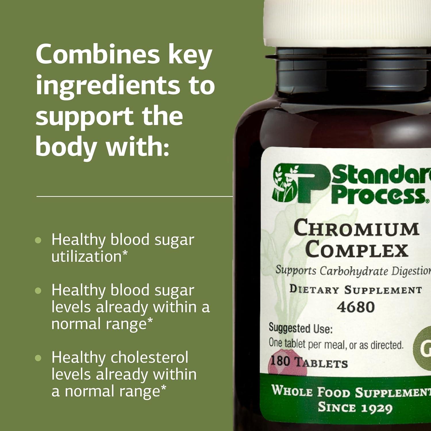 Suplemento Digestivo Complejo de Cromo Proceso Estándar 180 Tabletas