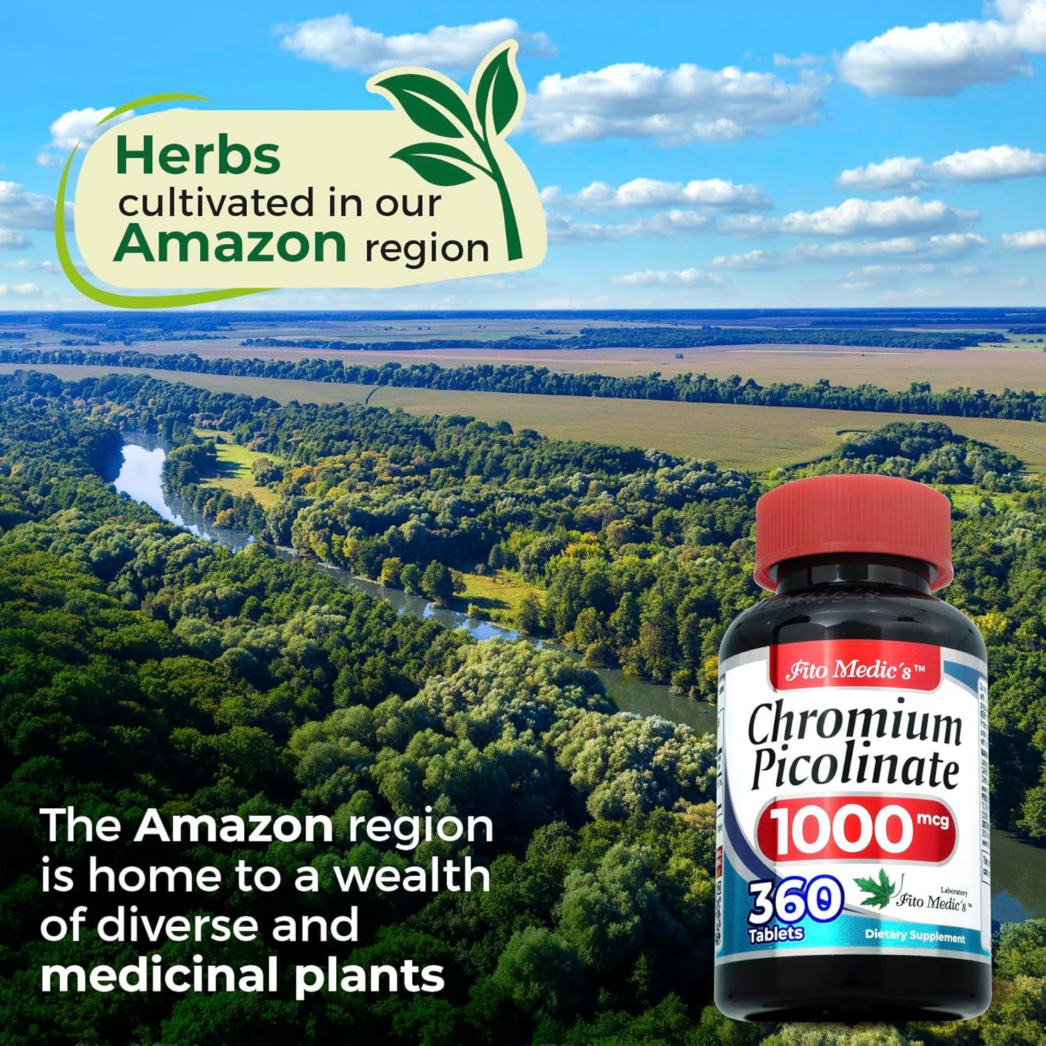Picolinato de Cromo 1000mcg FITO MEDICS 360 Tabletas