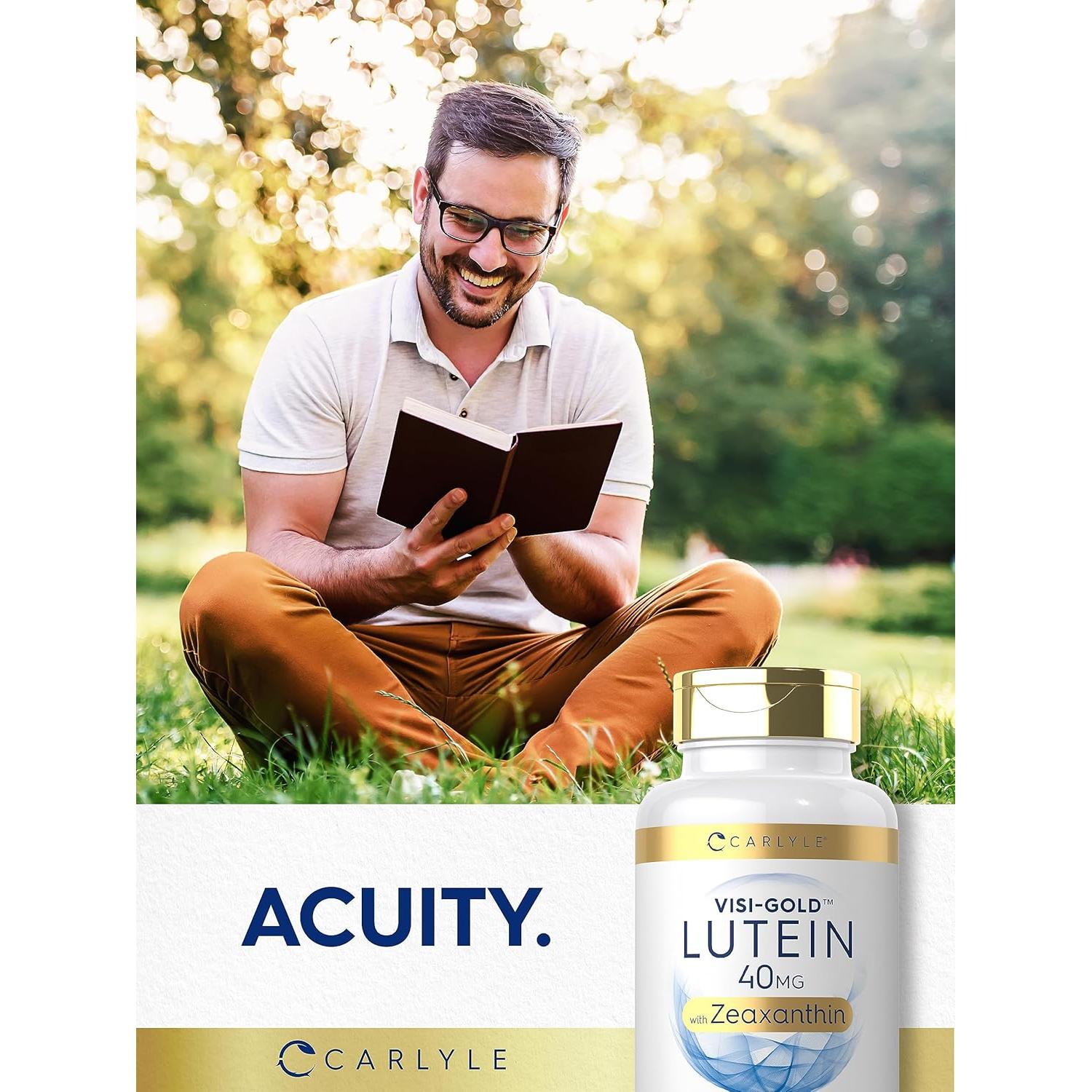 Suplemento de Luteína y Zeaxantina Carlyle 40mg 180 Gelatinas