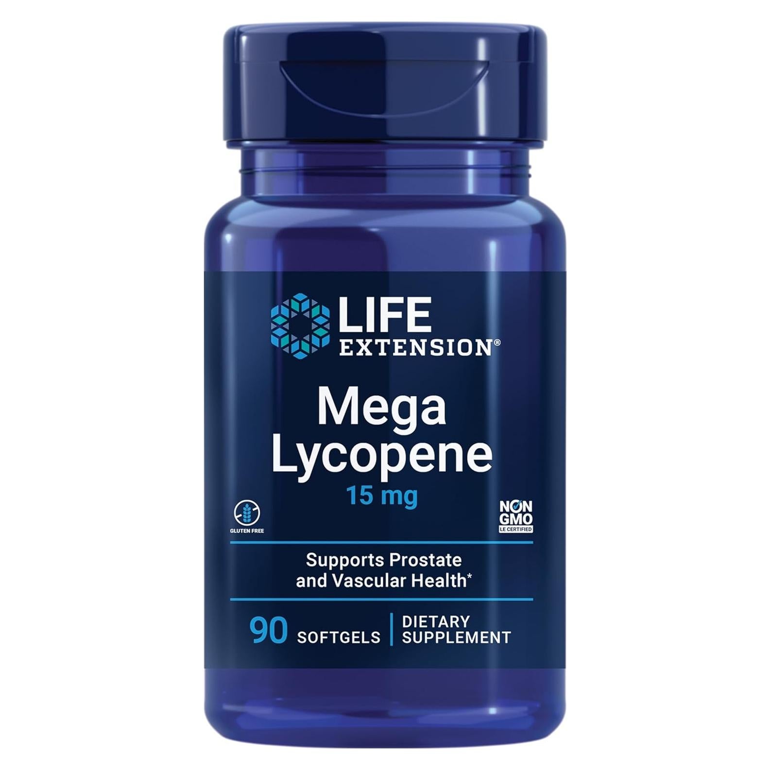 Mega Licopeno Extensión de Vida 90 Gelatinas Blandas 15 mg