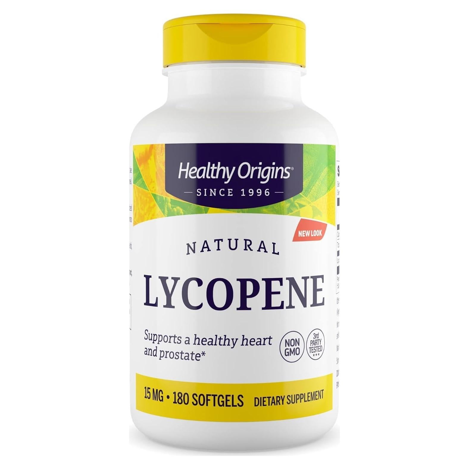 Healthy Origins Licopeno 15 mg 180 Gelatinas Blandas Antioxidantes