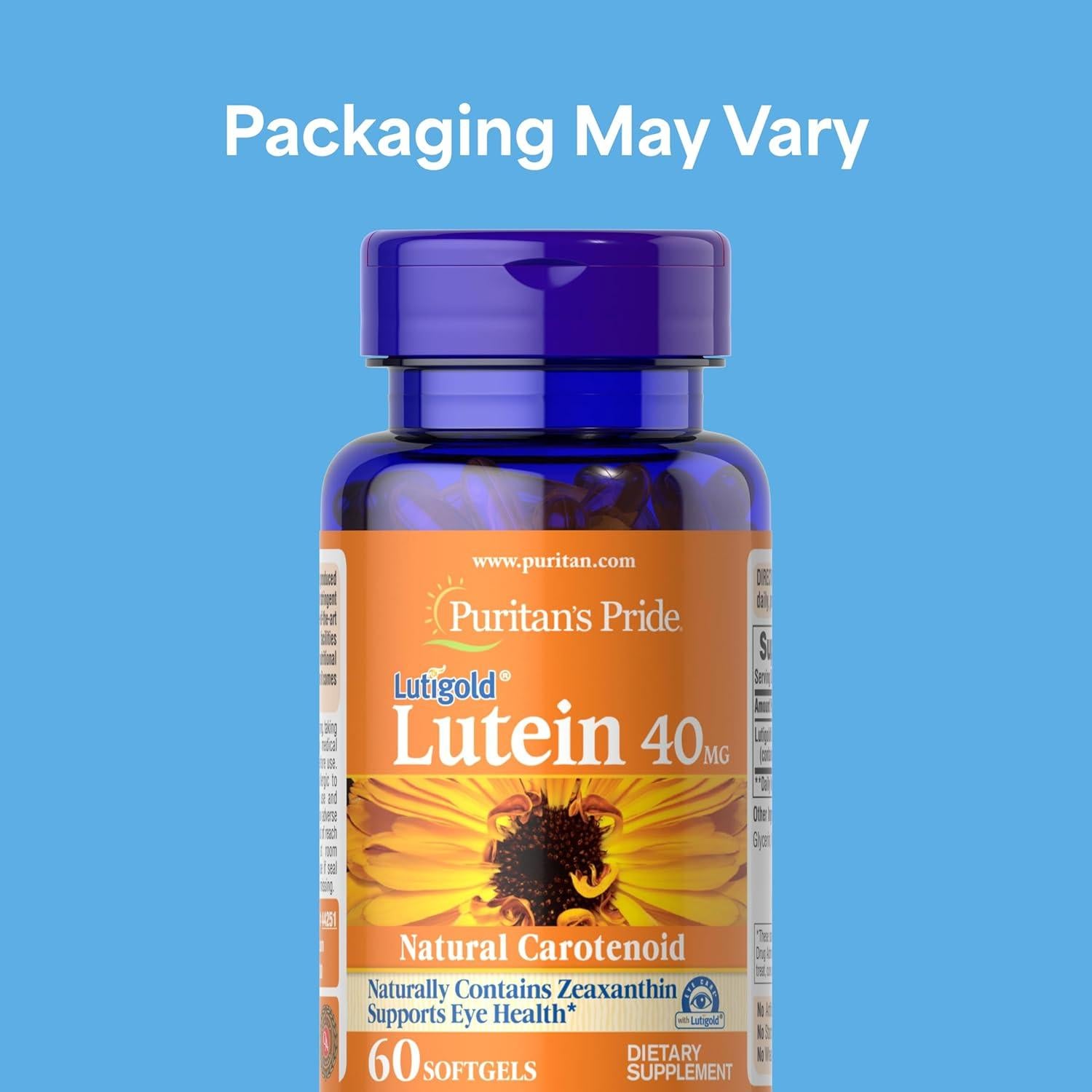 Lutigold Luteína 40mg con Zeaxantina 1600 mcg 60 Gelatinas