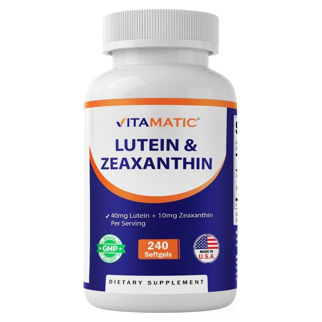Suplemento Vitamatic Luteína 40mg y Zeaxantina 10mg 240 Softgels