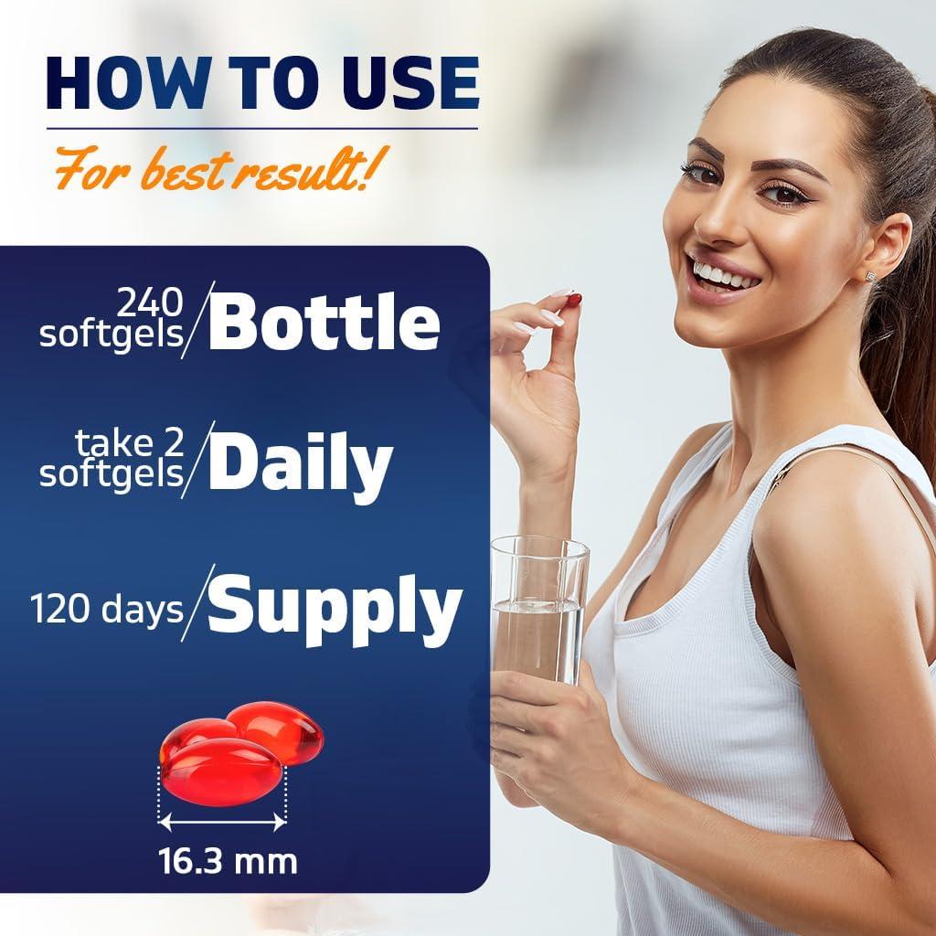 Suplemento Vitamatic Luteína 40mg y Zeaxantina 10mg 240 Softgels