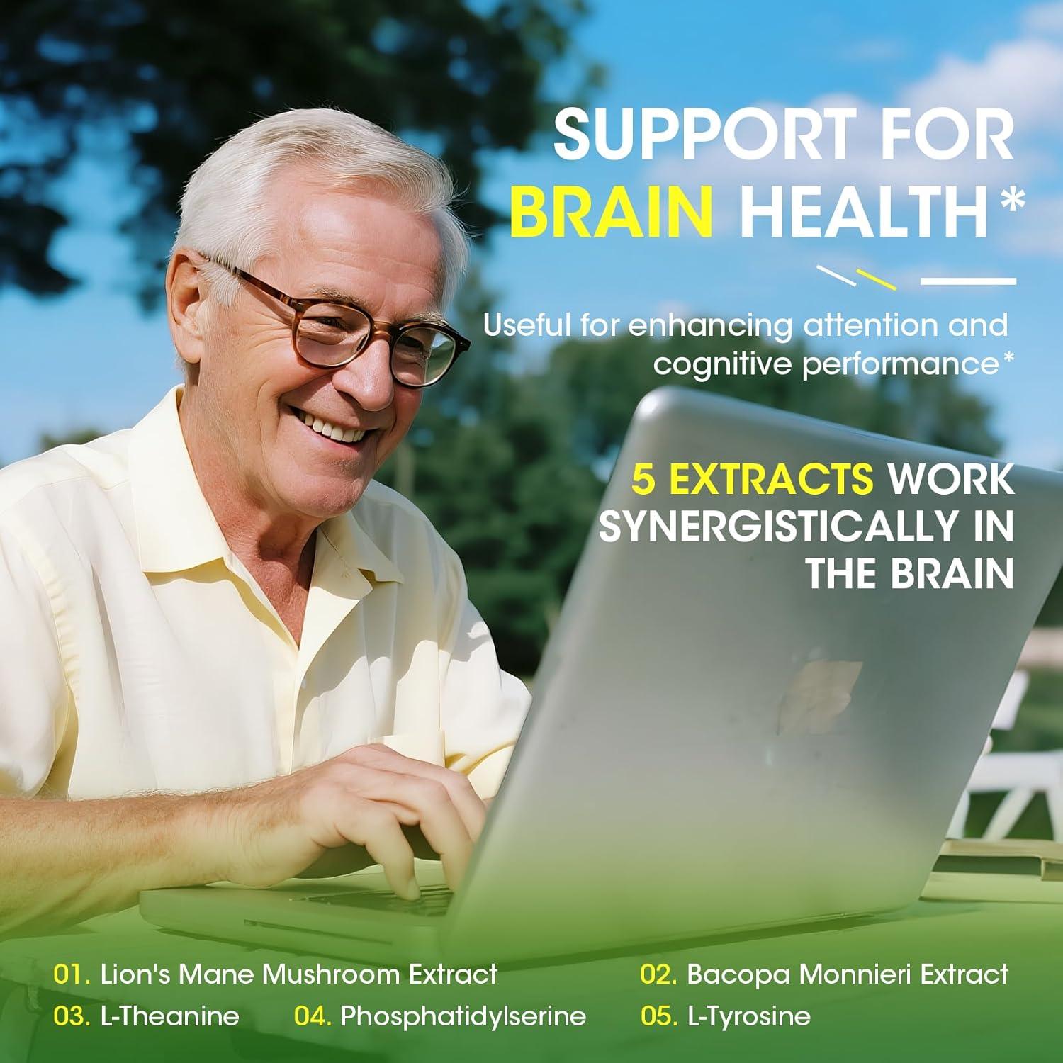 Vitaminas para Ojos Luteína 14 en 1 Alliwise 120 Cápsulas