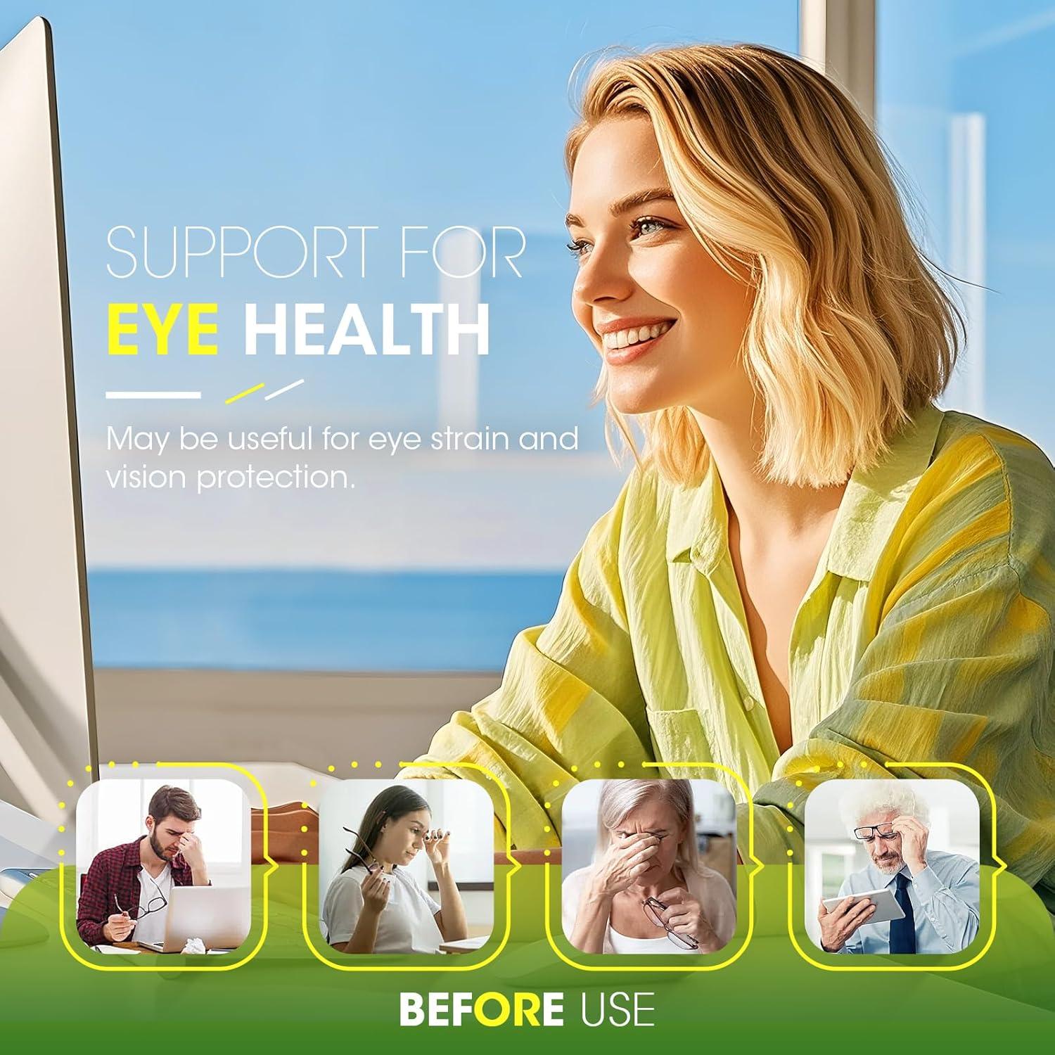 Vitaminas para Ojos Luteína 14 en 1 Alliwise 120 Cápsulas