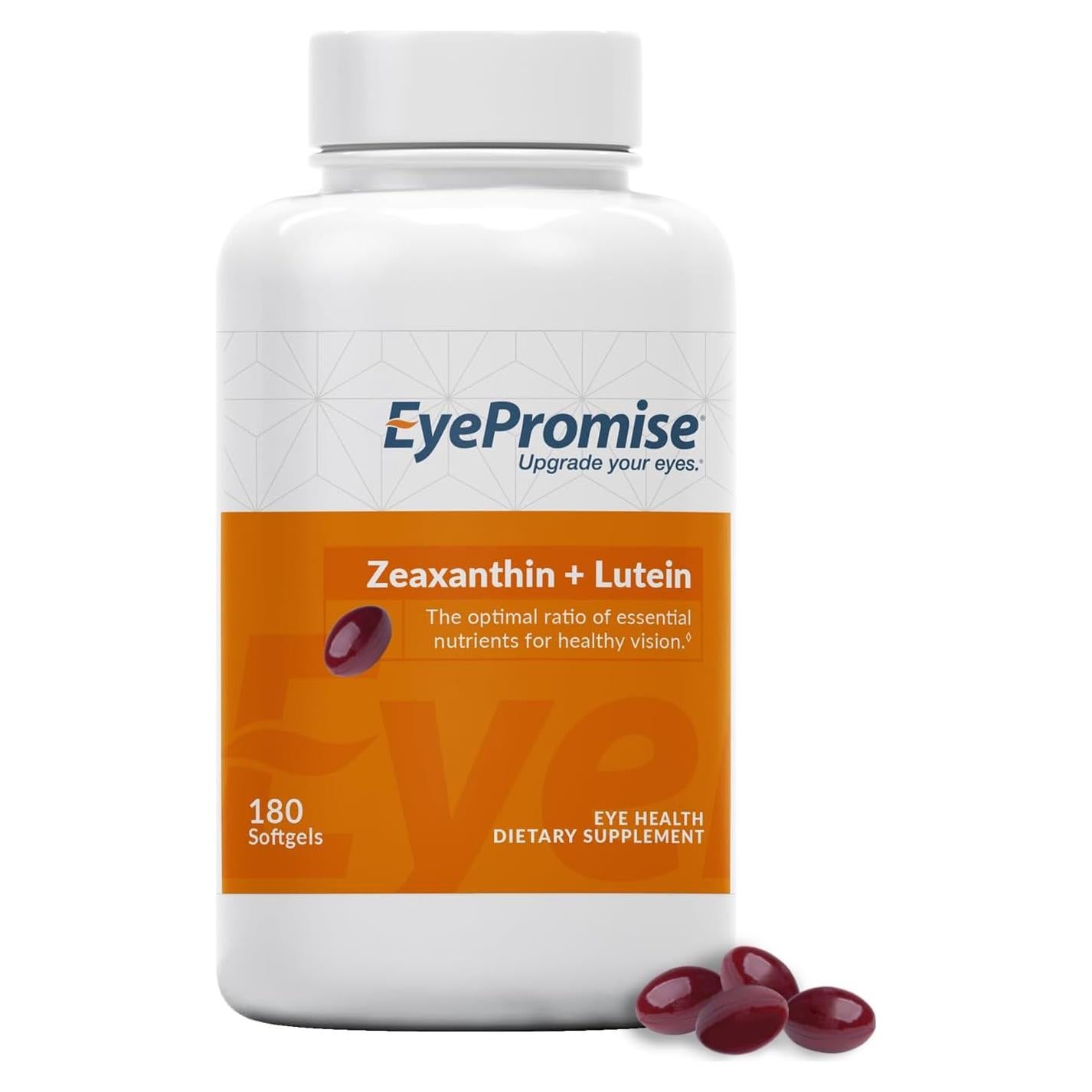 EyePromise Zeaxanthin y Luteína 180 Gelatinas para Ojos