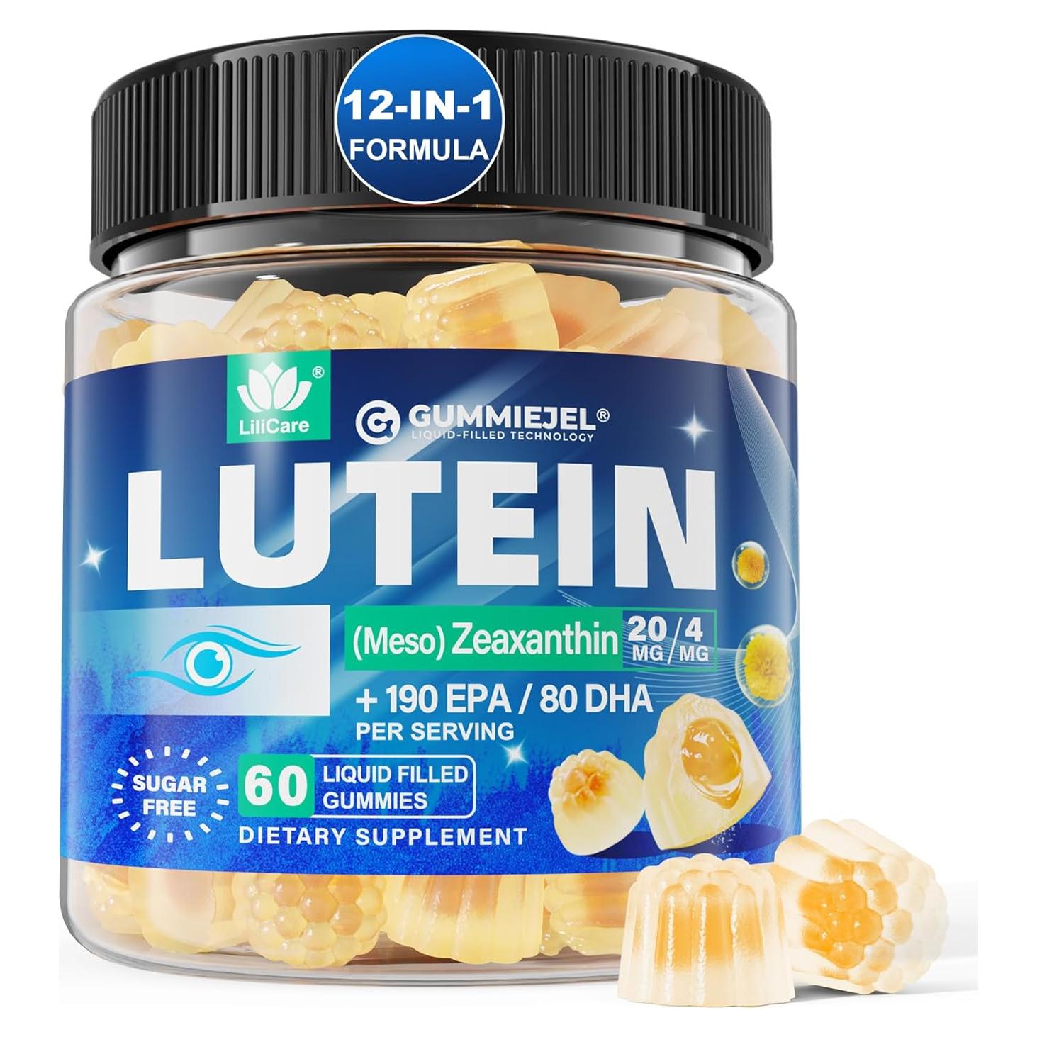 Gomitas de Luteína y Zeaxantina LILICARE 60 Unidades Veganas