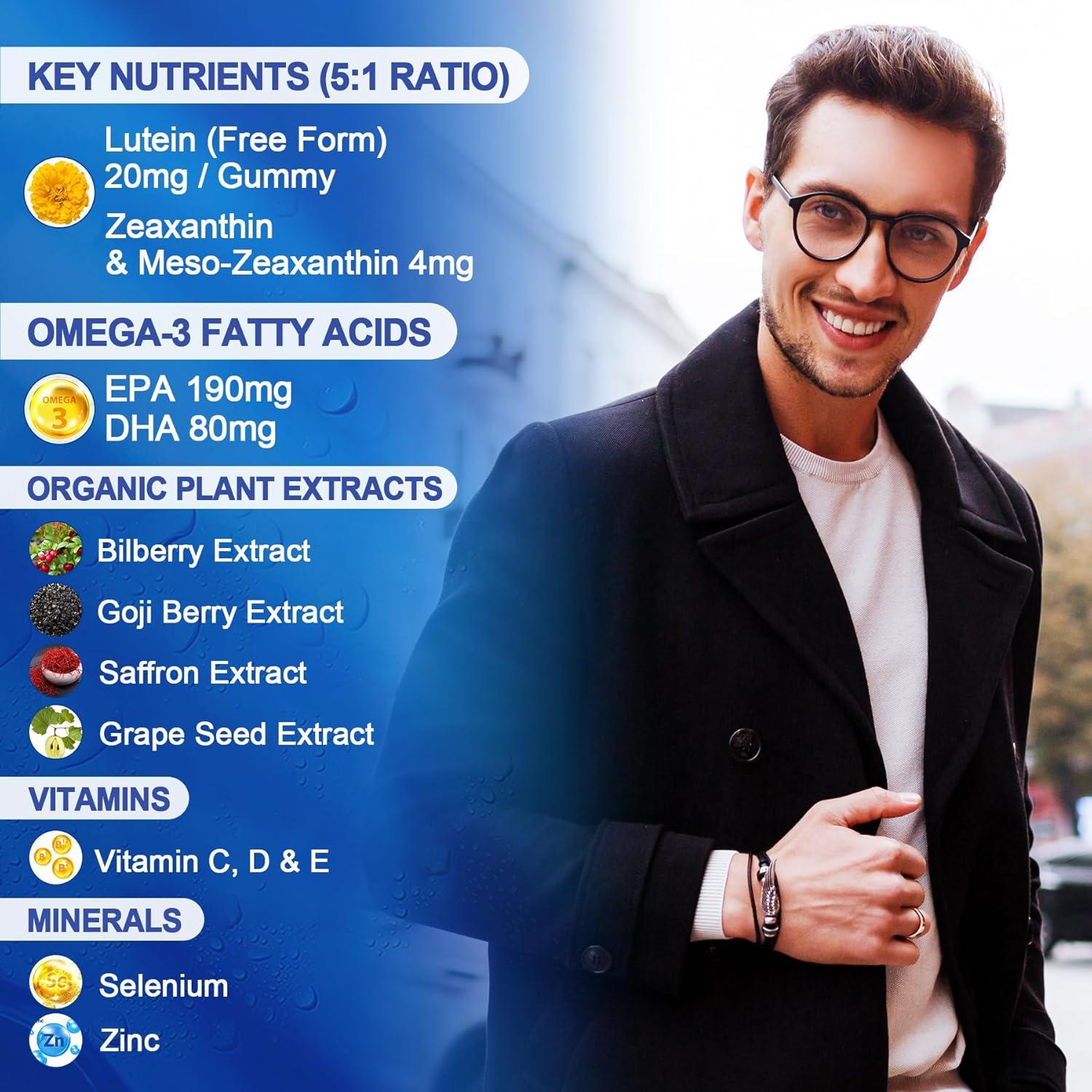 Gomitas de Luteína y Zeaxantina LILICARE 60 Unidades Veganas