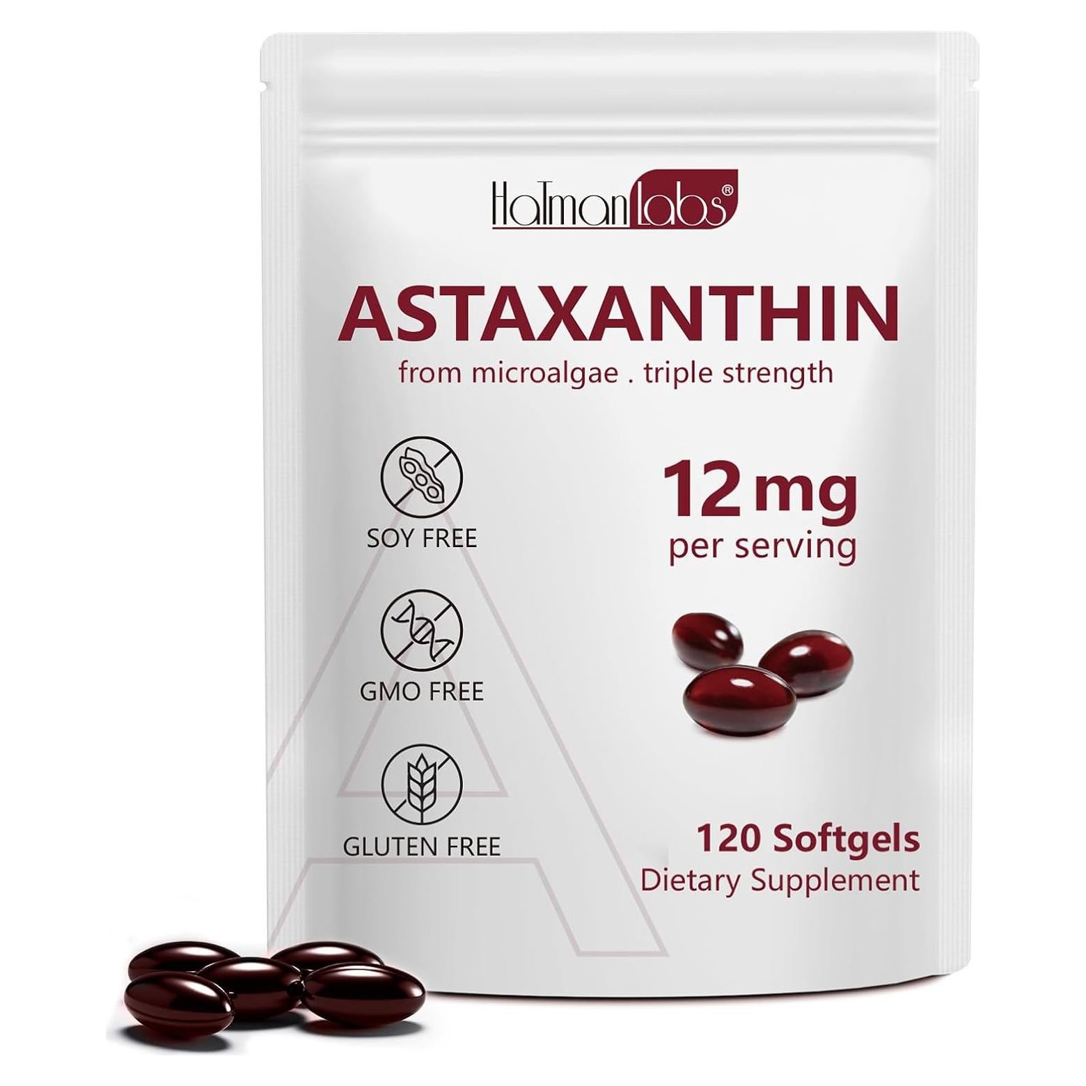 Astaxantina 12mg Premium 120 Gelatinas Blandas Antioxidante
