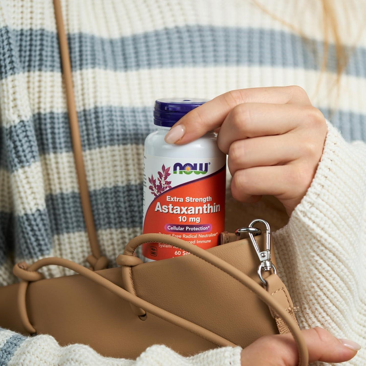 NOW Foods Astaxantina 10mg Fuerza Extra 60 Gelatinas Blandas