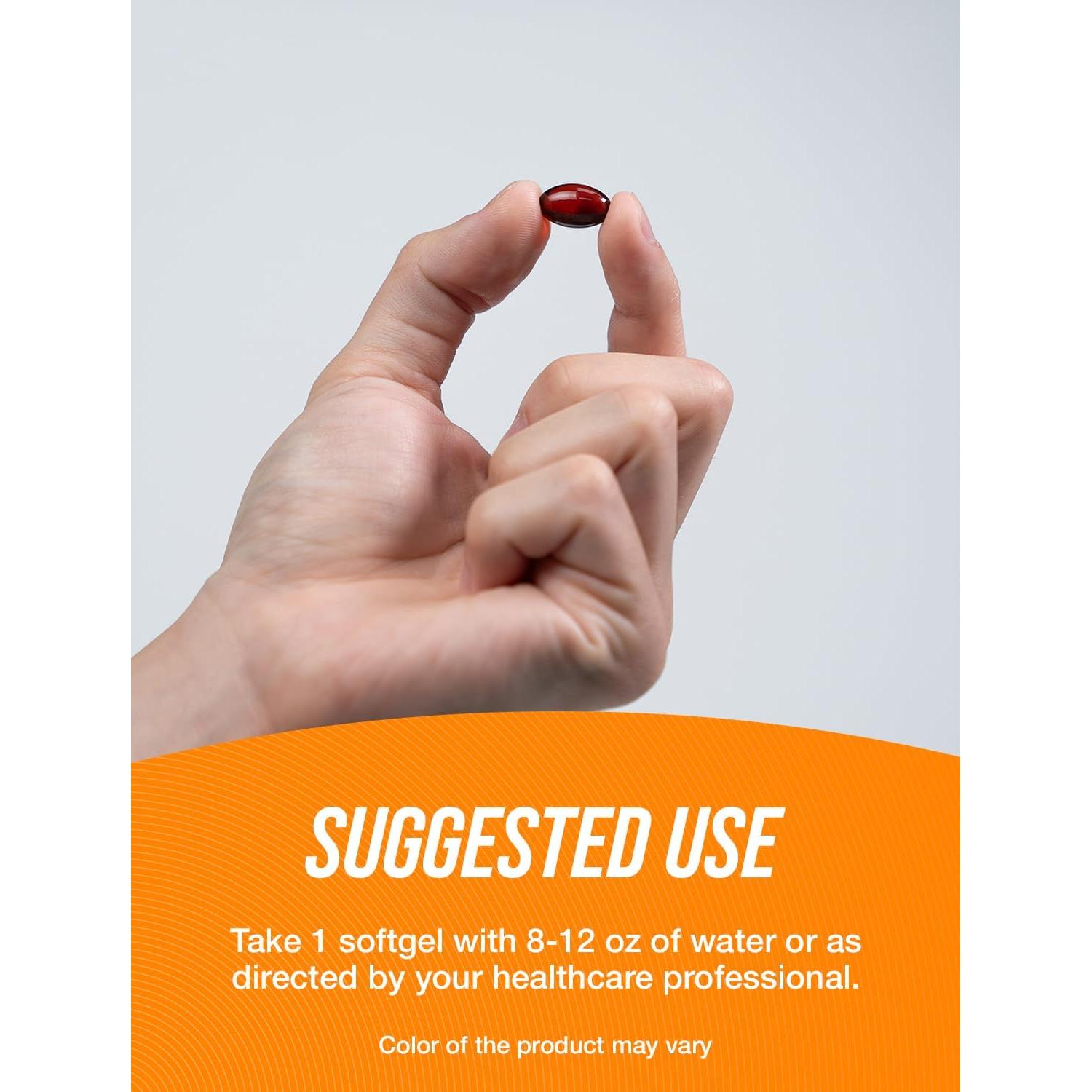 Astaxantina 12mg Softgels BulkSupplements 180 Unidades Antioxidantes