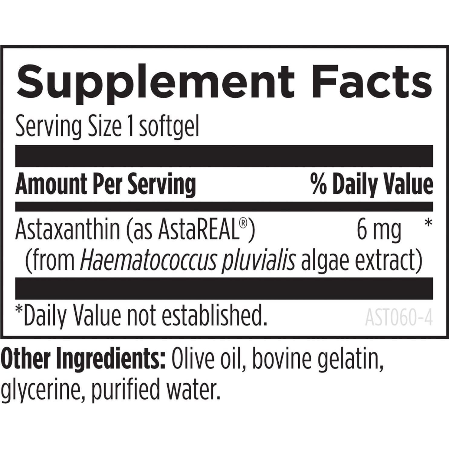 Astaxantina 60 Gelatinas Blandas - Diseños para la Salud