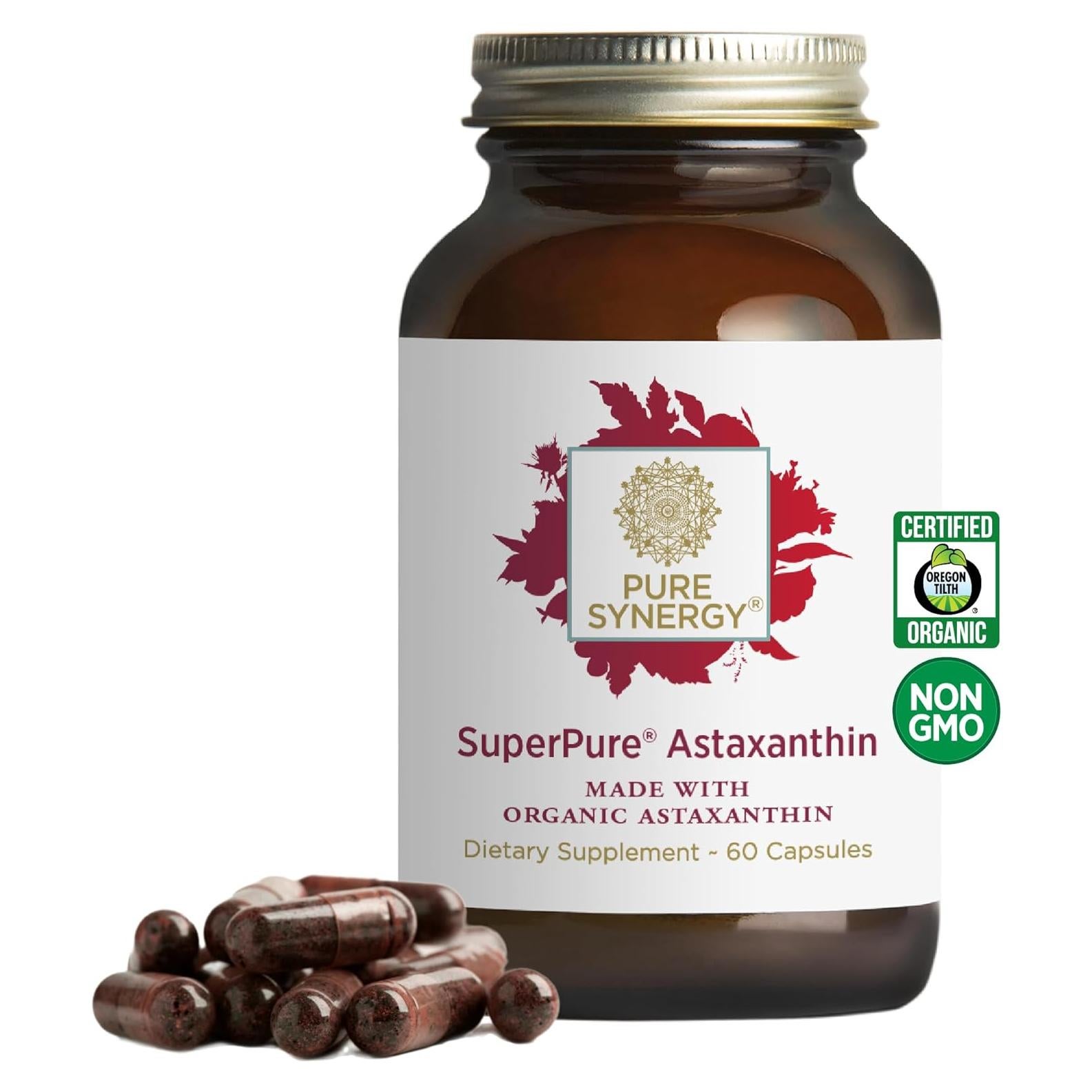 Astaxantina Orgánica SuperPure The Synergy Company 60 Cápsulas