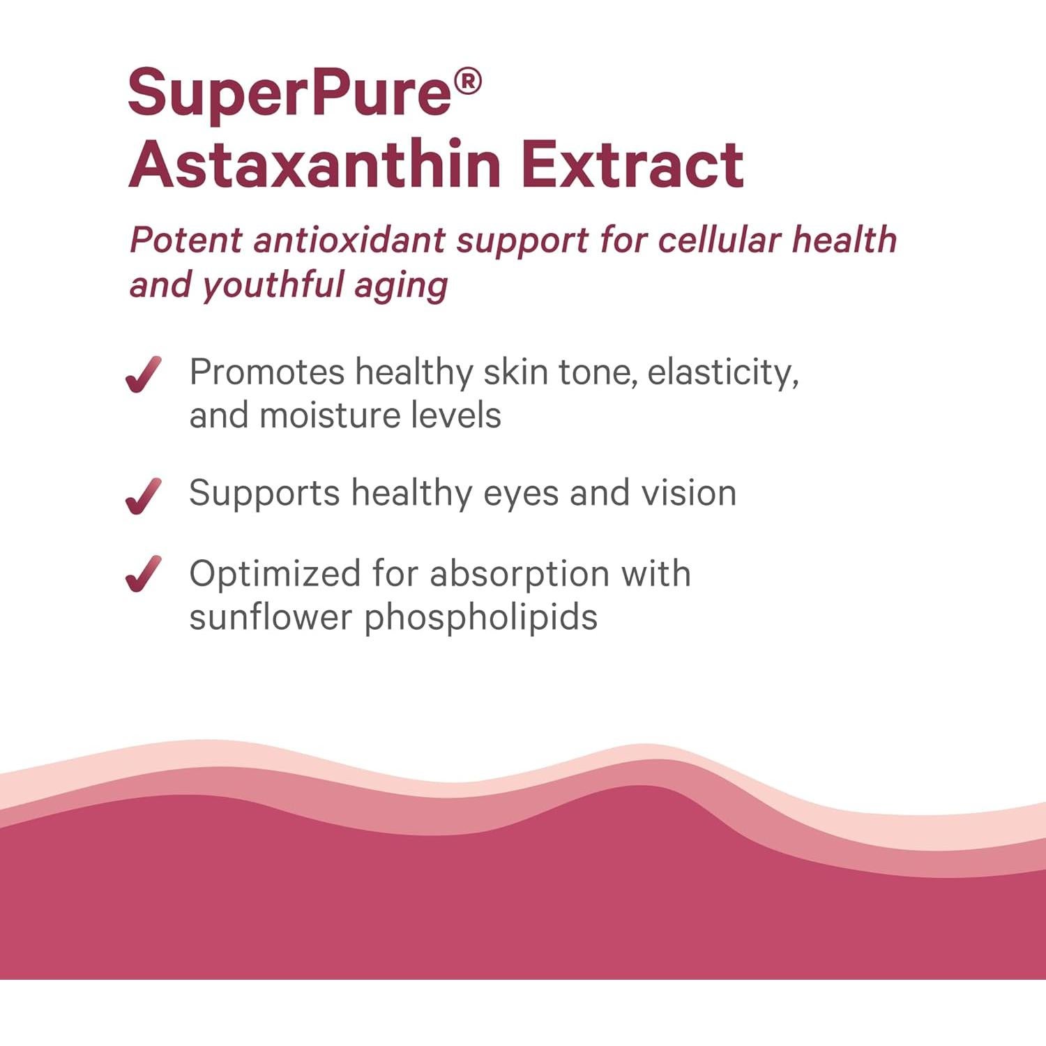 Astaxantina Orgánica SuperPure The Synergy Company 60 Cápsulas