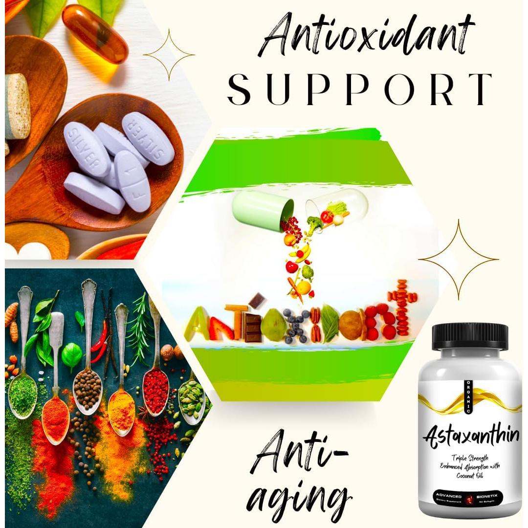 AstaQuil Astaxantina 12mg 60 geles blandos antioxidantes