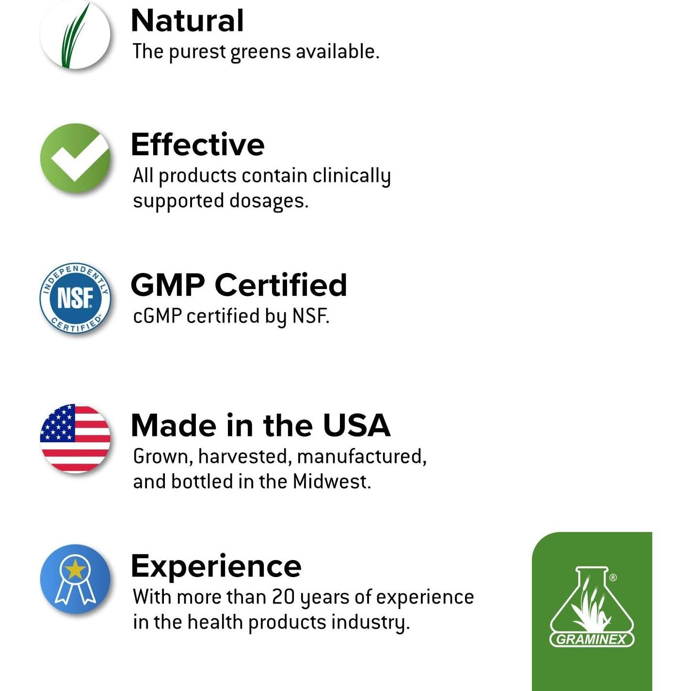 Tabletas de pasto de trigo Graminex 240 unidades - Suplemento natural