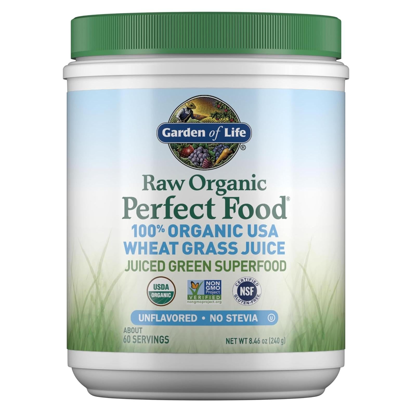 Jardín de Vida Jugo de Pasto de Trigo Orgánico 240g - Superalimento