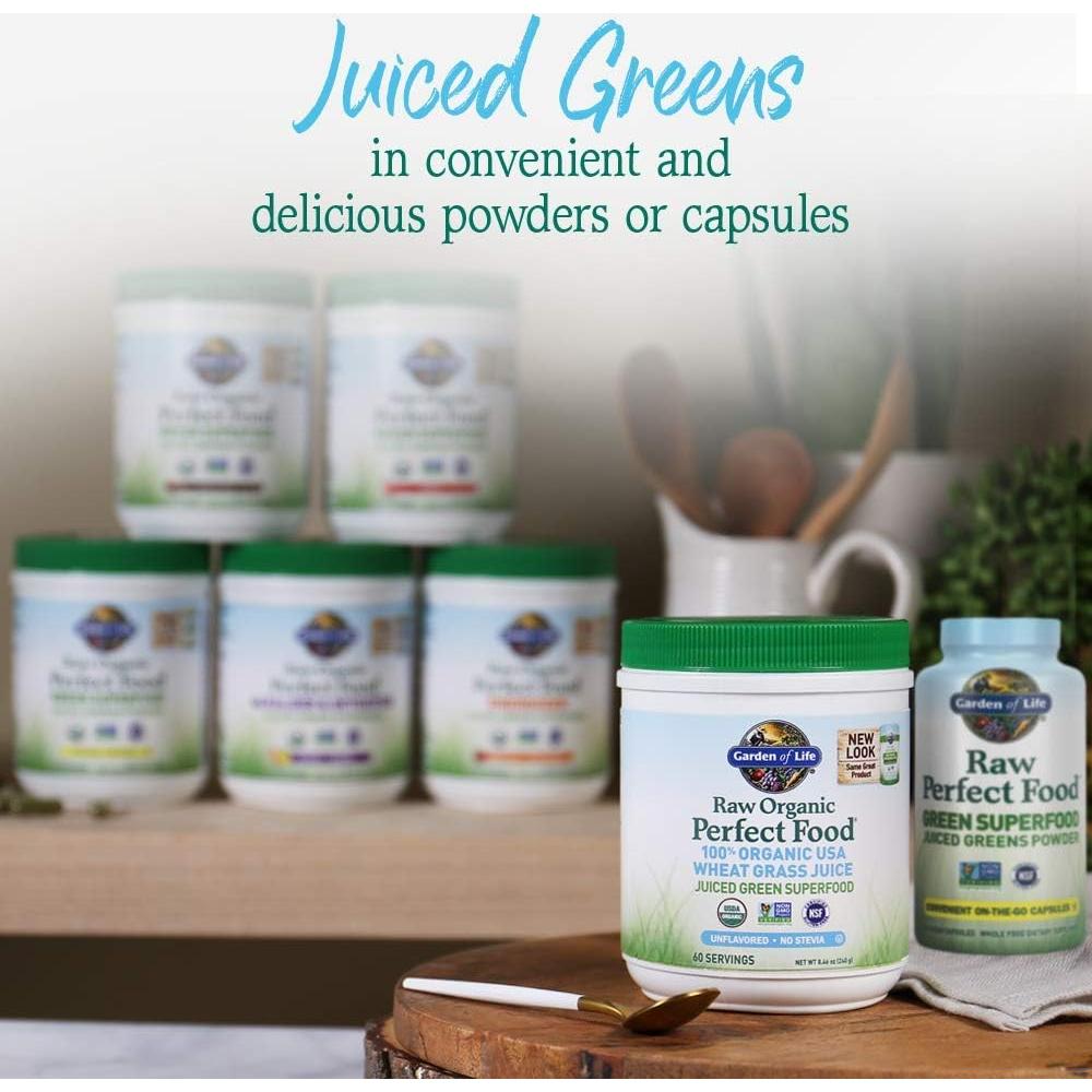 Jardín de Vida Jugo de Pasto de Trigo Orgánico 240g - Superalimento